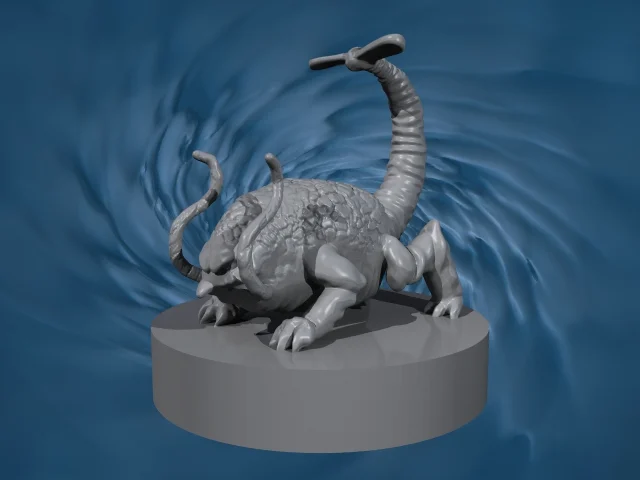 Rust Monster (Classic RPG) Miniature - 25mm base
