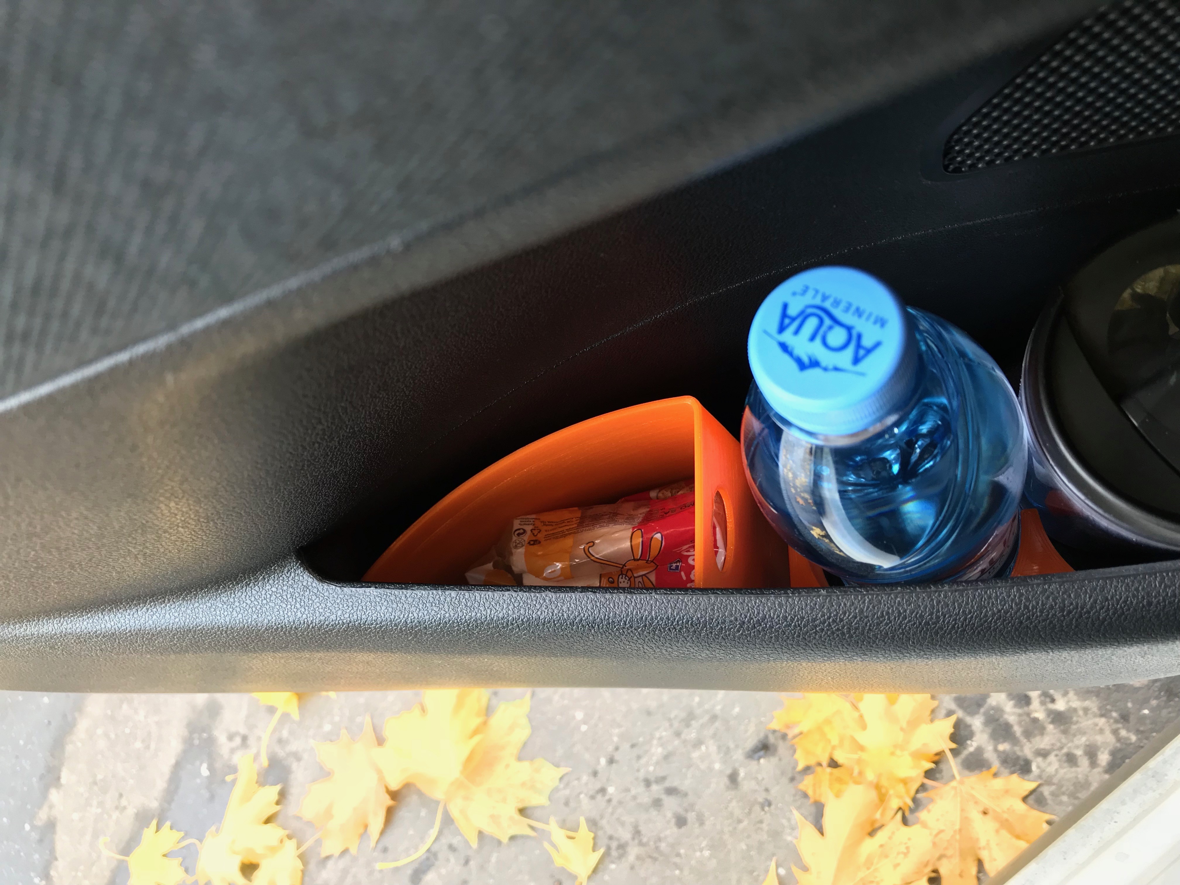 Car door trash can