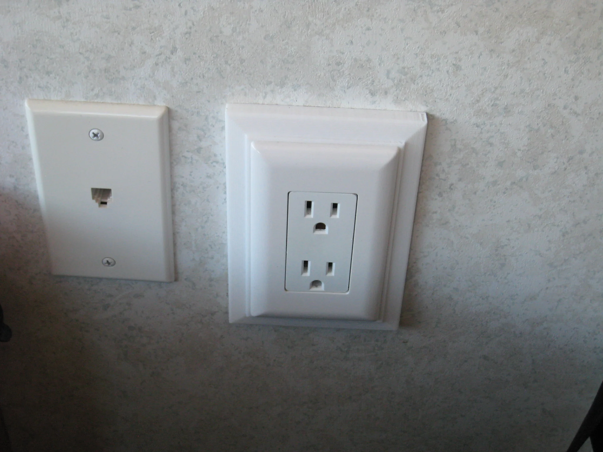RV Outlet Wall Plate Spacer