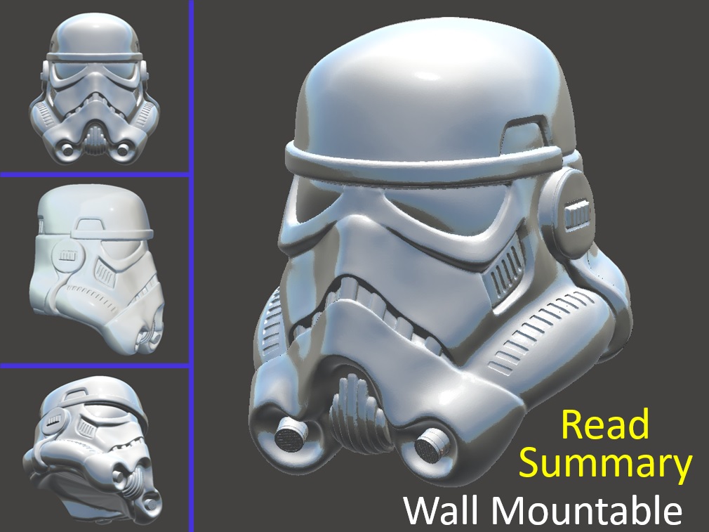 Stormtrooper Helmet For Wall (Large)
