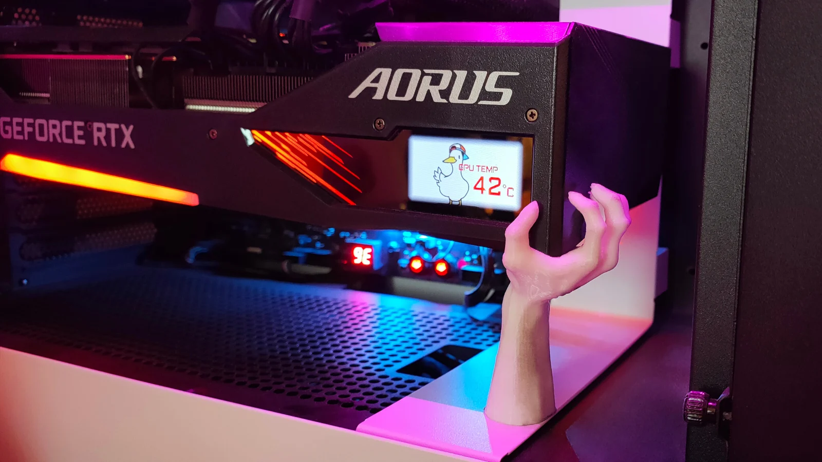 Graphics card support, holder, NVIDIA, AMD