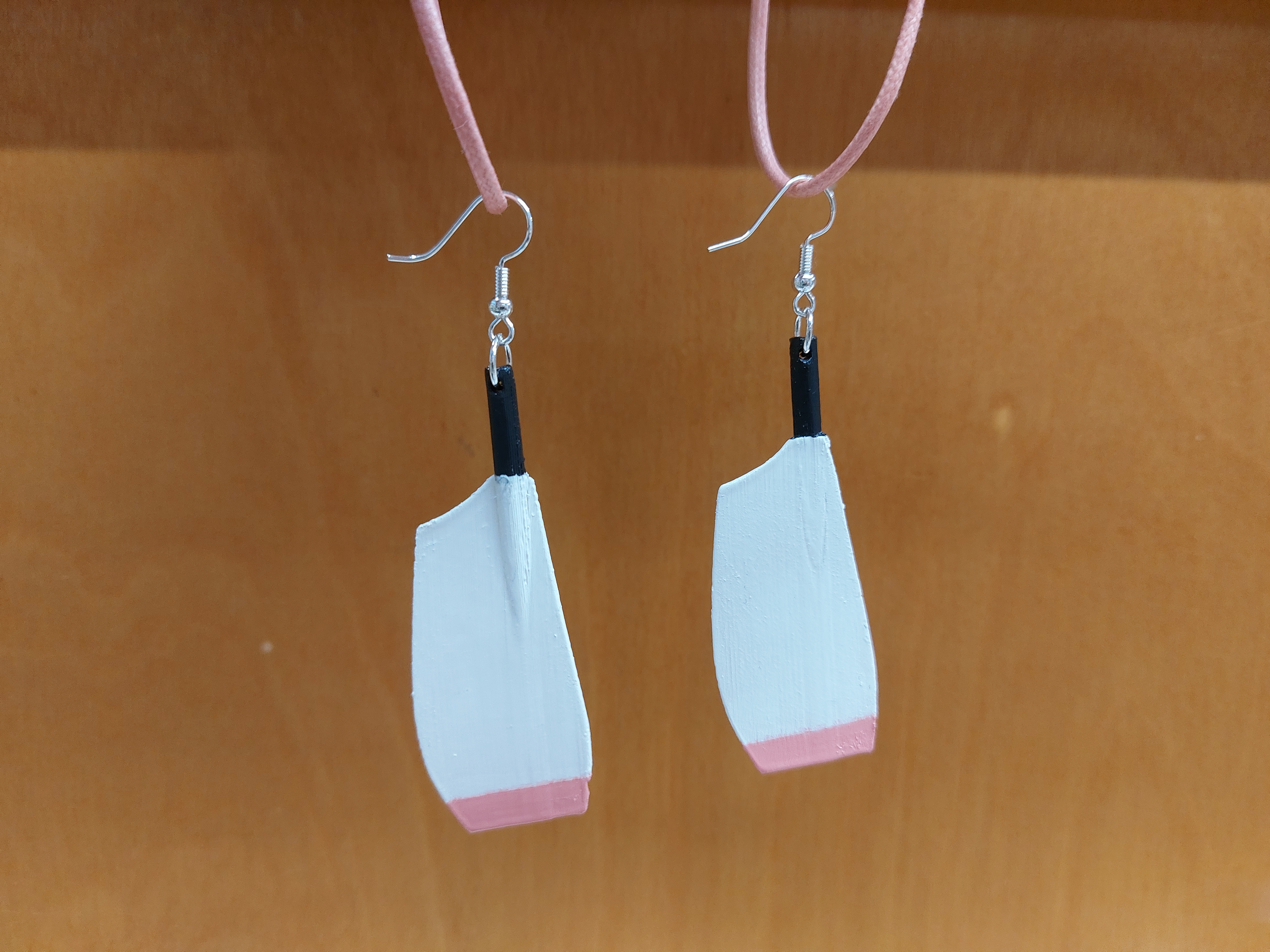 Rowing blade earrings