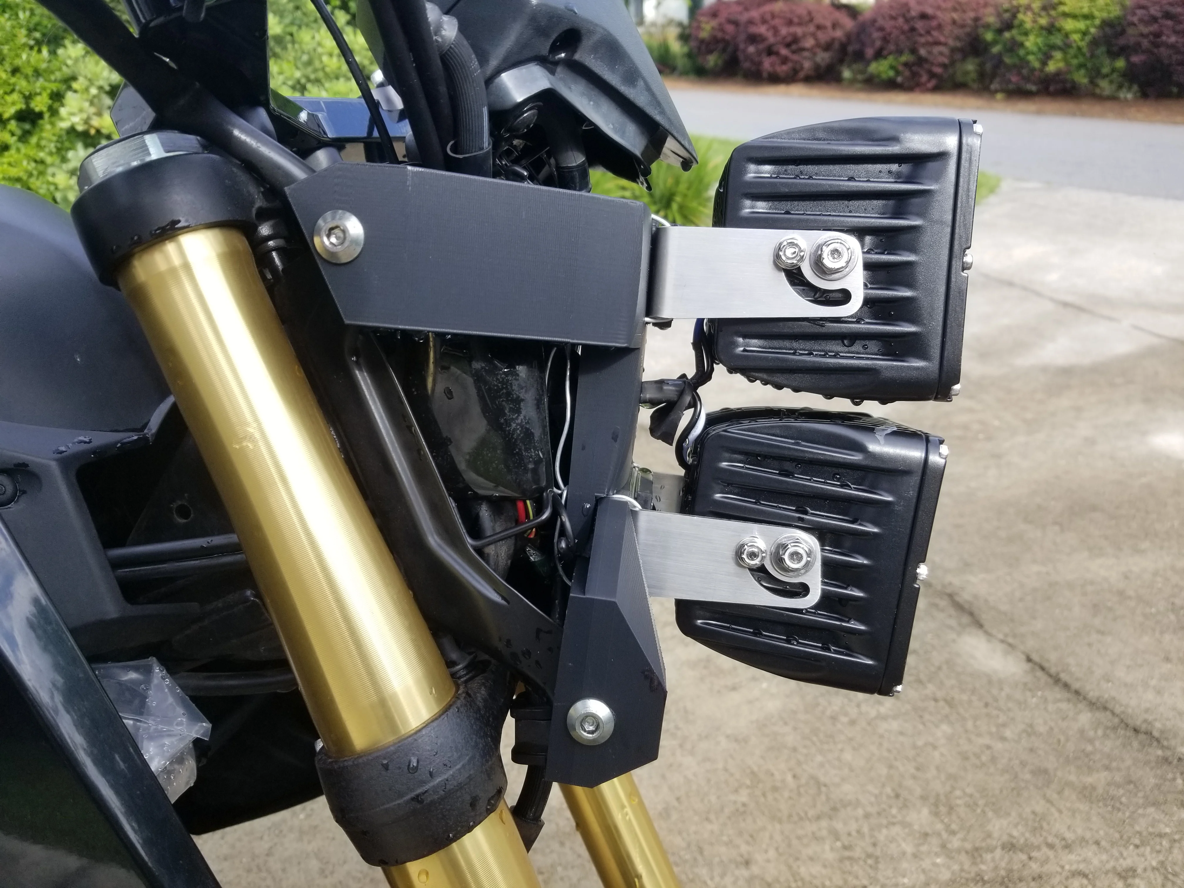 Honda Grom Rigid D-XL LED Headlight Mount