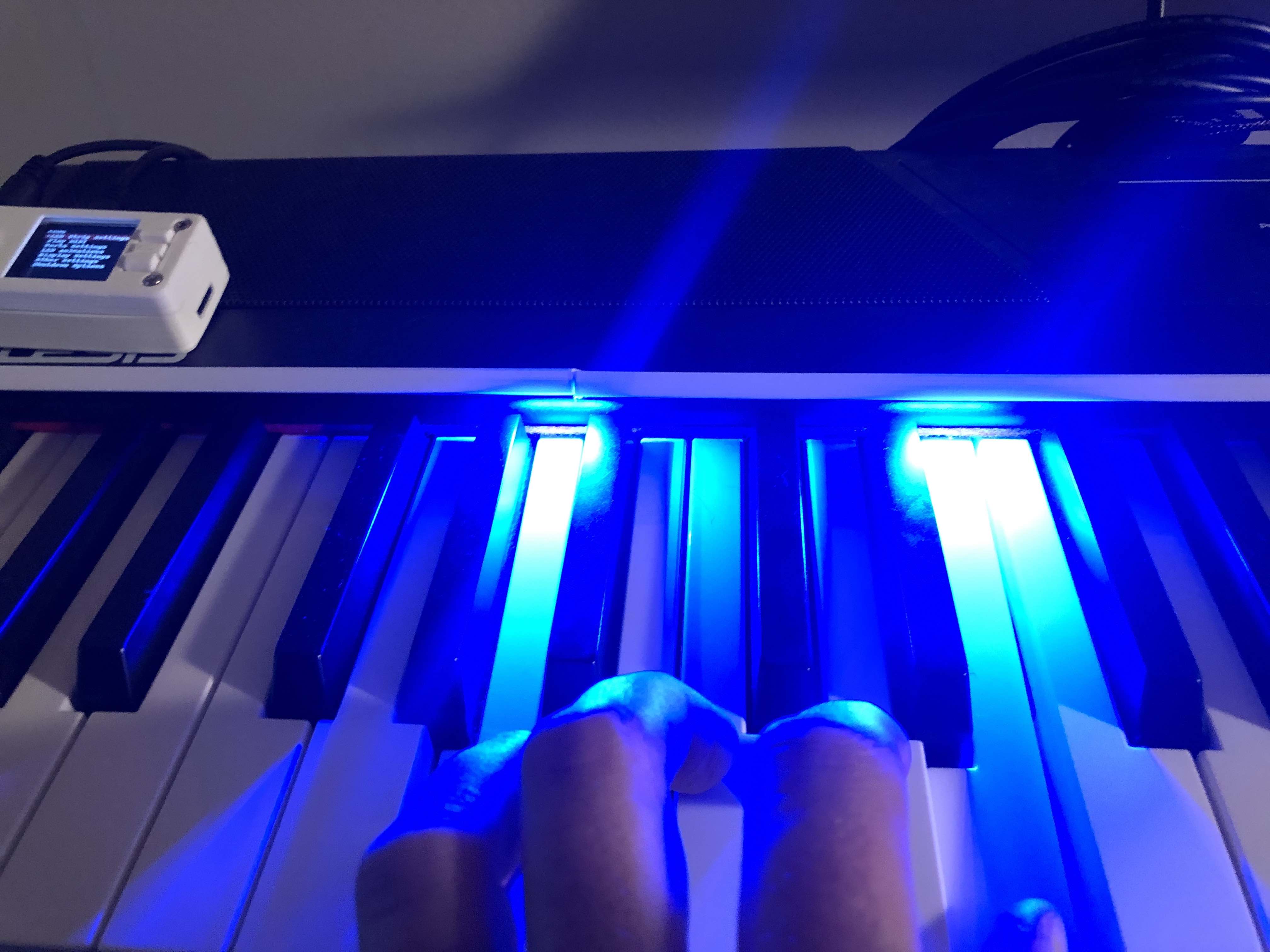 Piano Keyboard LED Rail