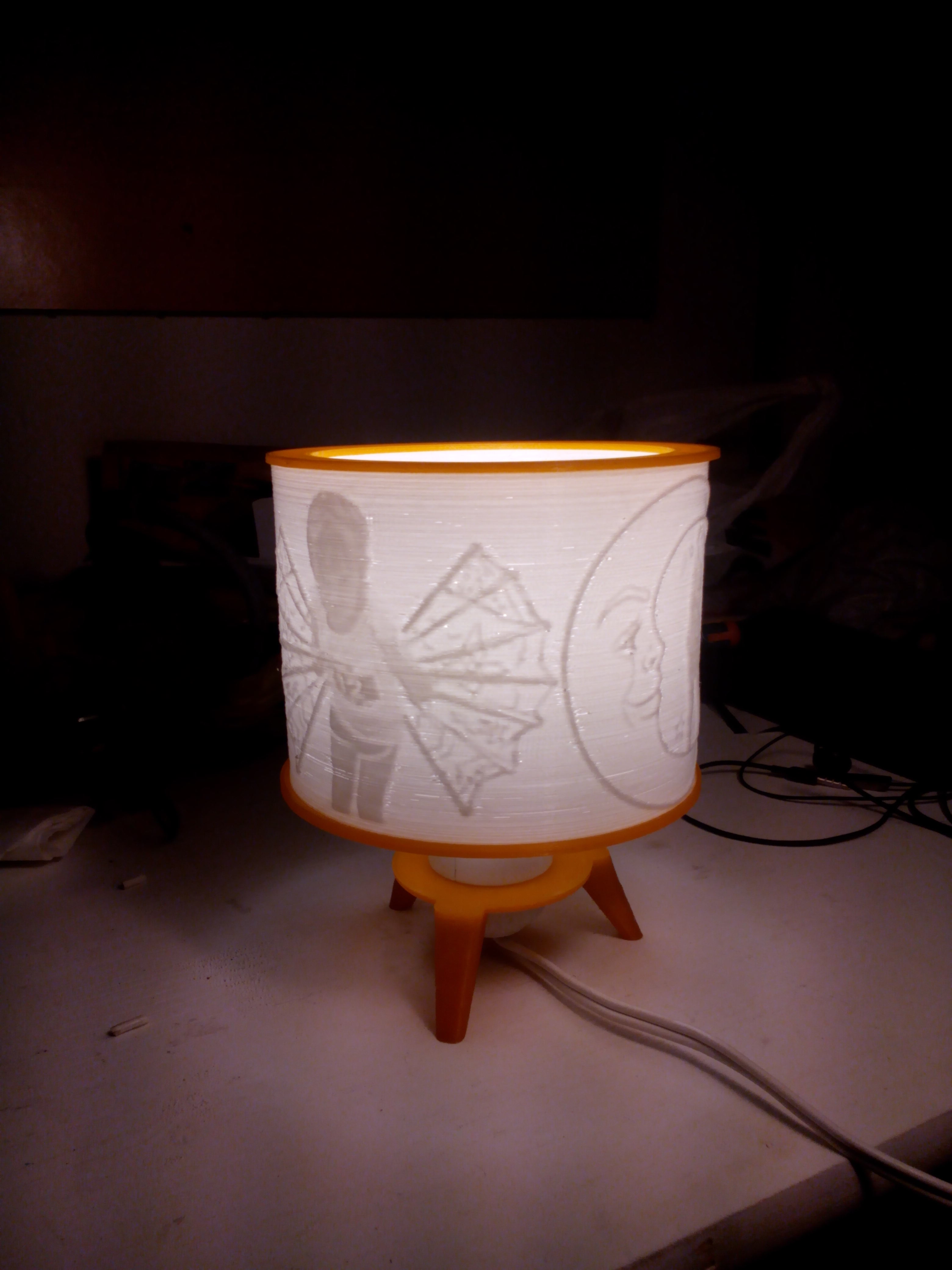 Minimal Lamp for lithophane