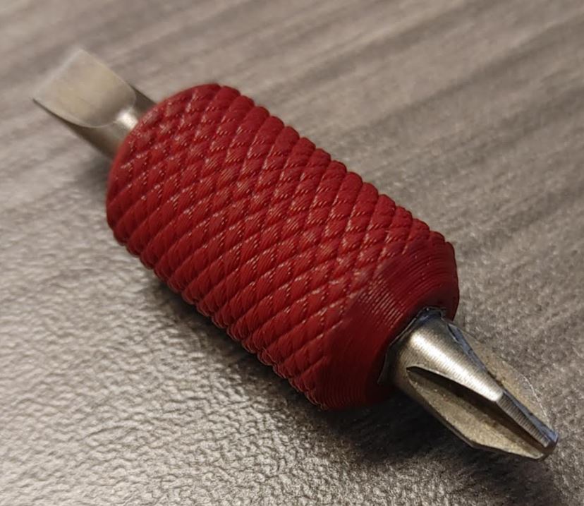Double Sided Bit Grip Pocket Screwdriver