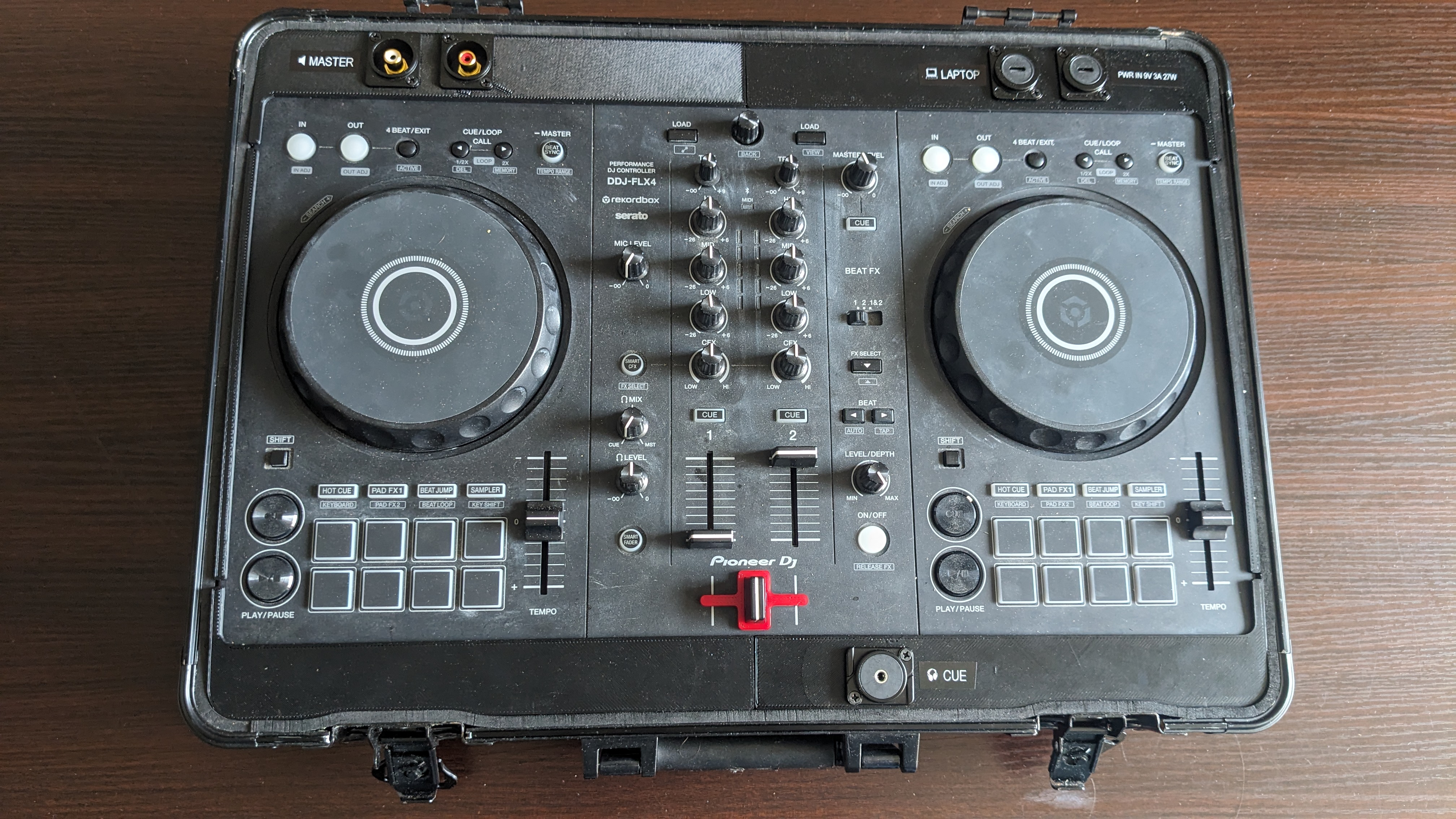 Pioneer DDJ-FLX4 Connector Panels for Magma MGA41100 Carry-lite Case L