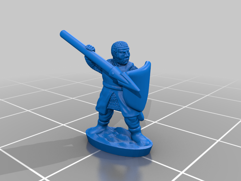 2nd Barons War mercenary Spearmen