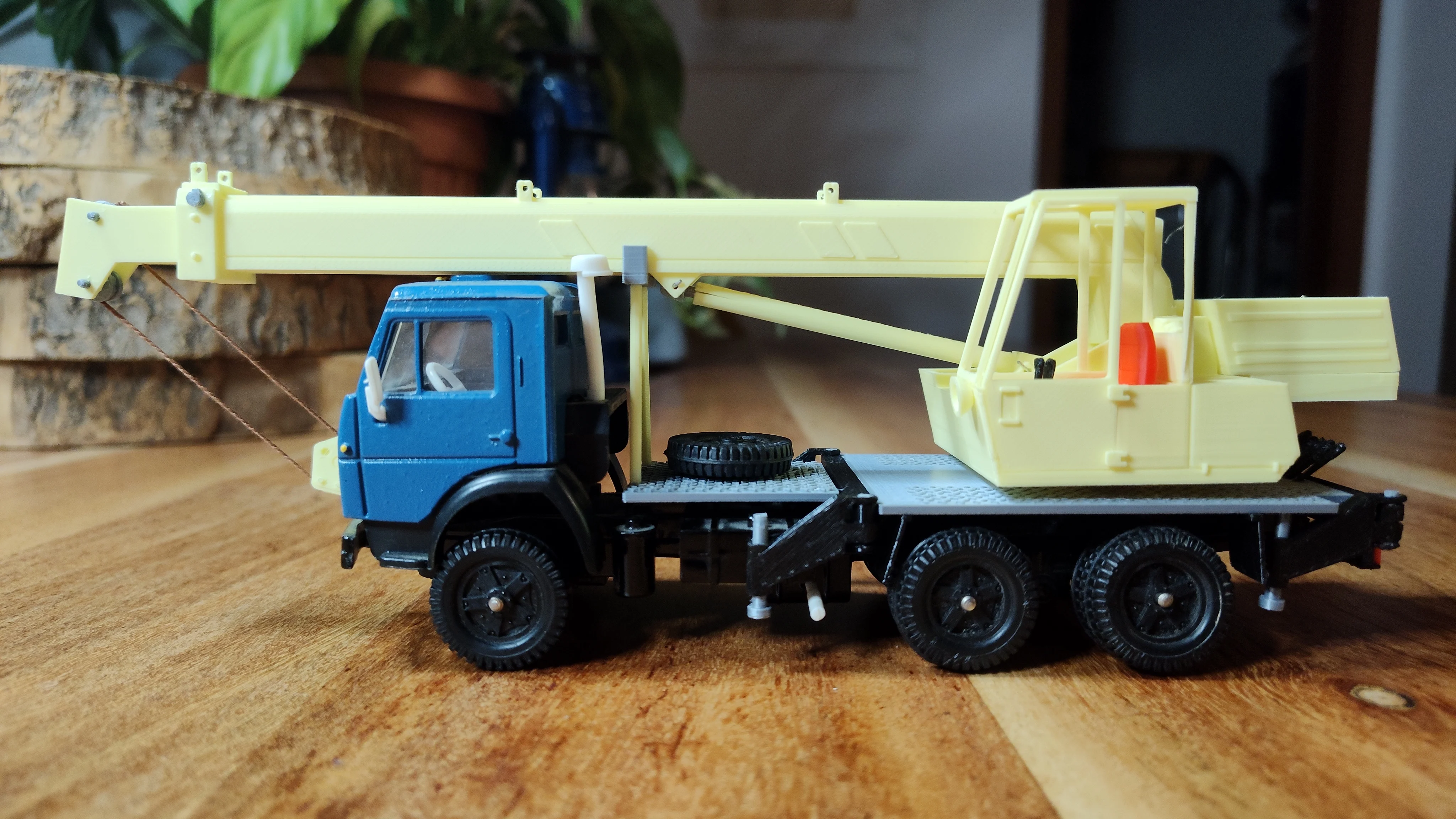 KS-3577 Crane attachment for 1:43 Kamaz 5320 soviet truck model