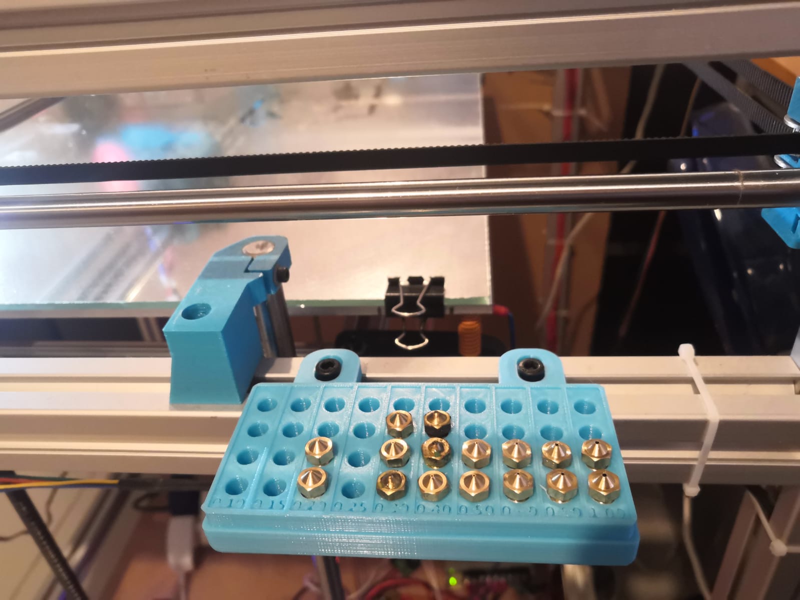 Nozzle Holder E3D V6 Mount 3030 - Range buses pour profilé 3030
