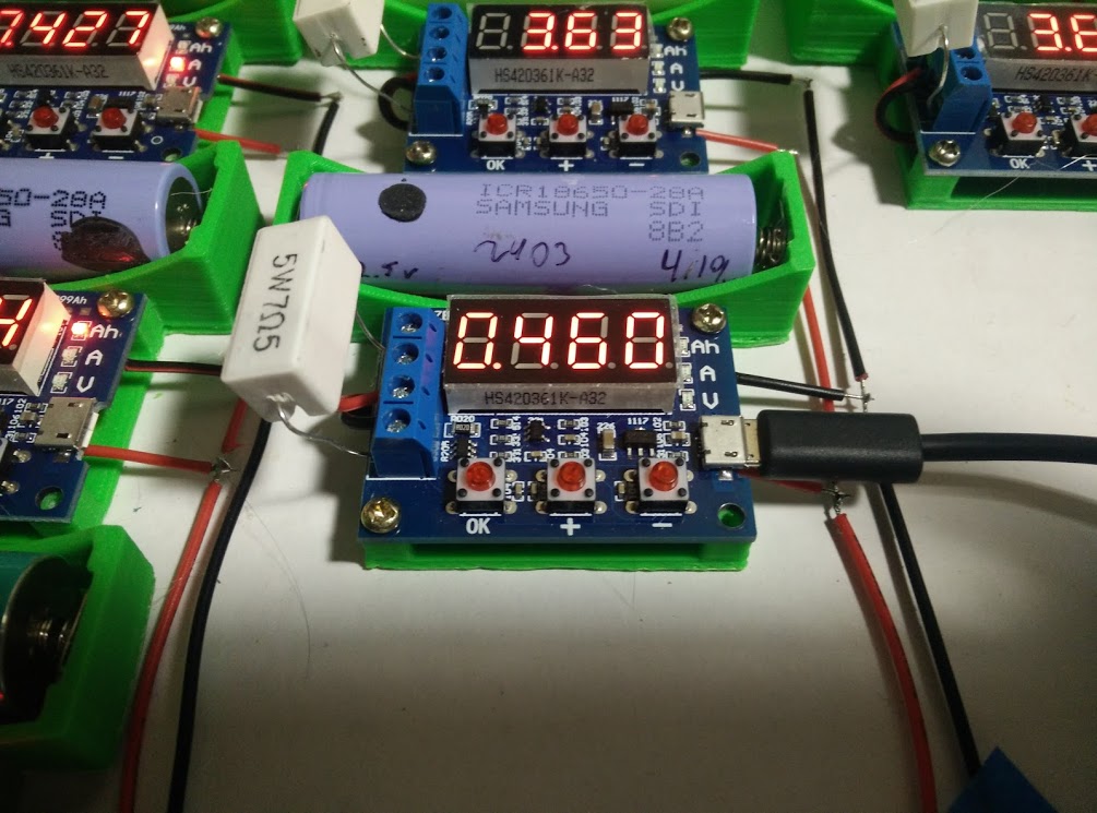 18650 Battery Capacity Tester ZB2L3