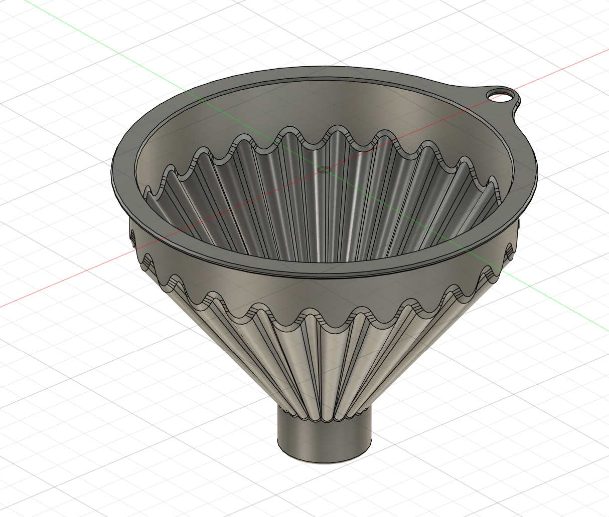 Silica Gel Wave Funnel (no bounce)