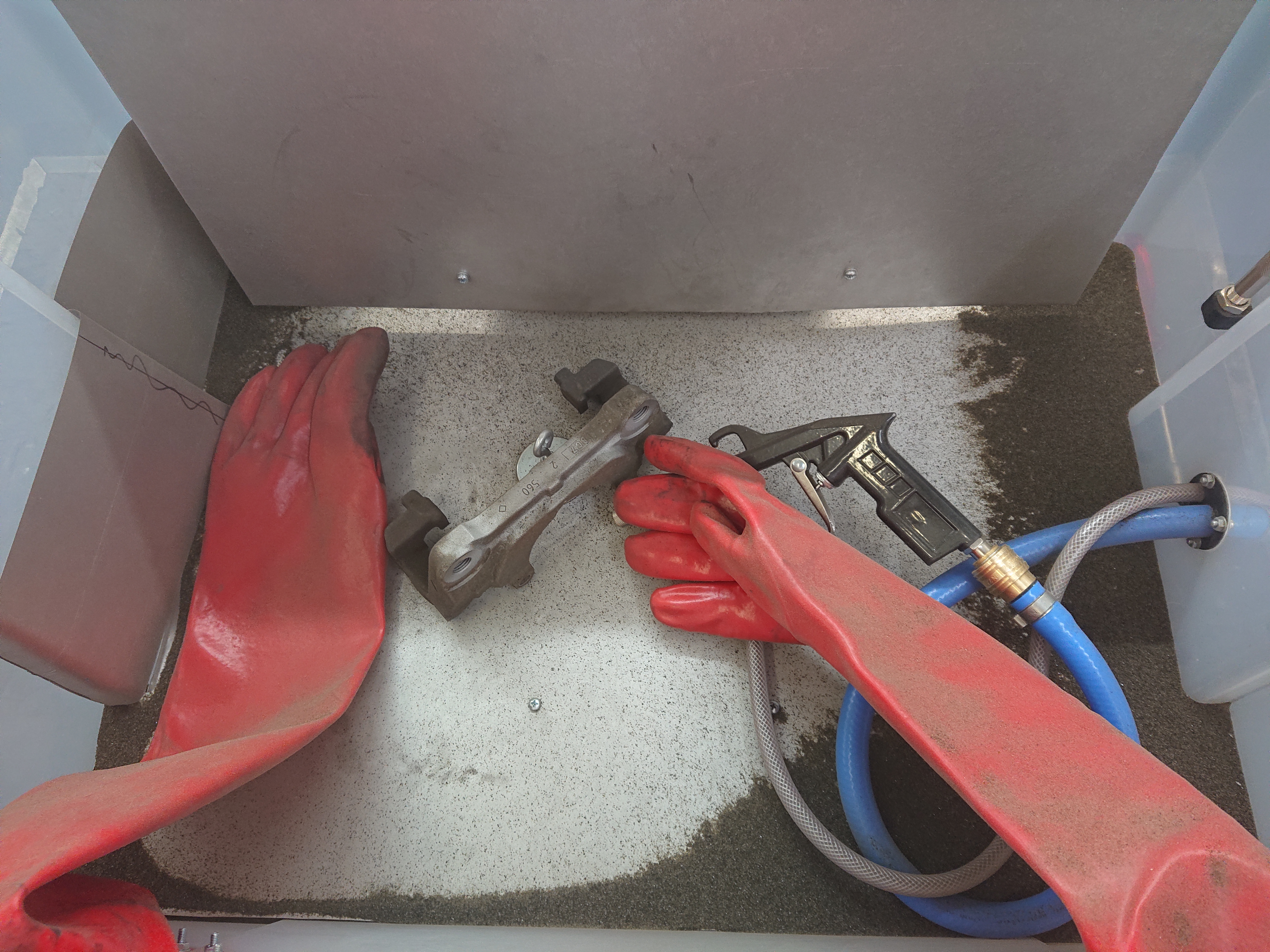 Sandstrahlbox