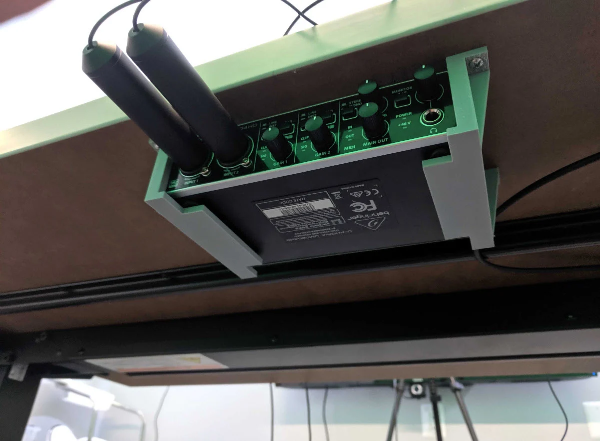 Behringer UMC202HD Under Desk Mount