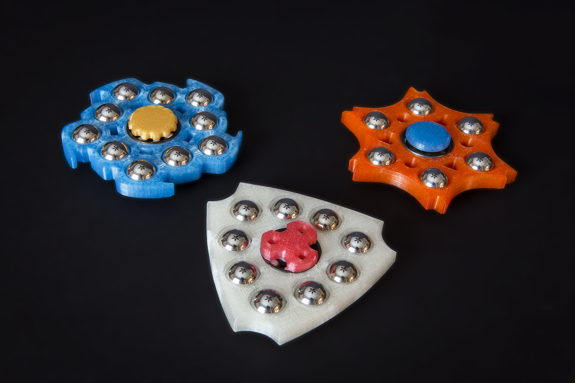 Fidget Toy Hand Spinners for 1/2" Ball Bearings