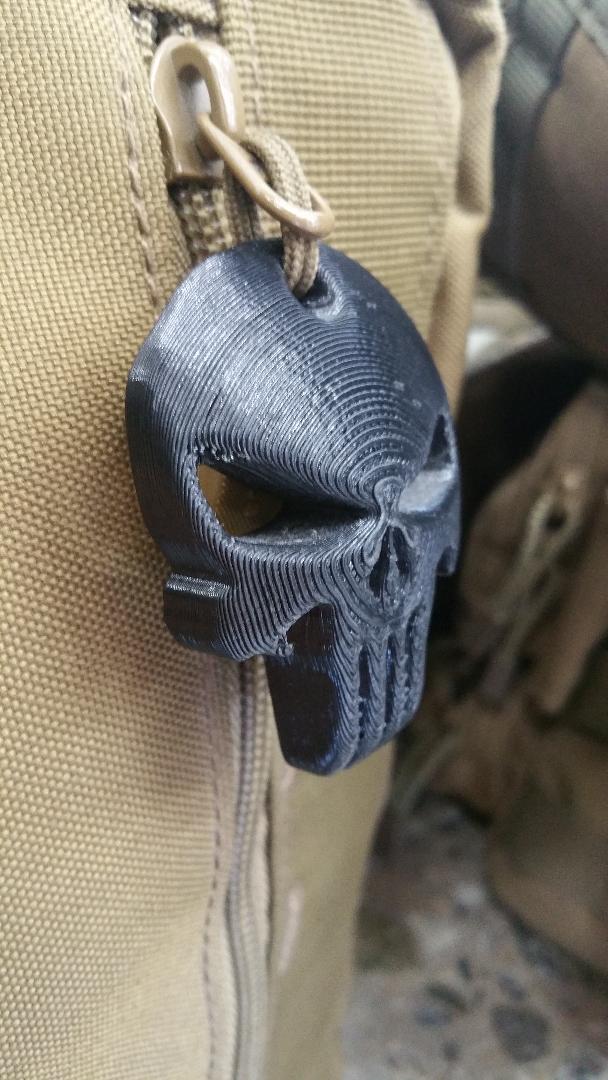 Punisher Zipper Pull