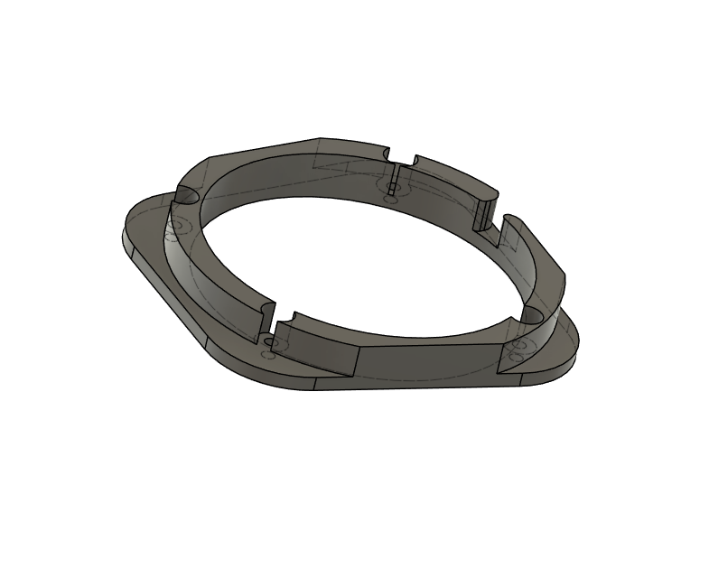 3rd Gen Toyota 4Runner rear speaker adapter - 6.5 inch