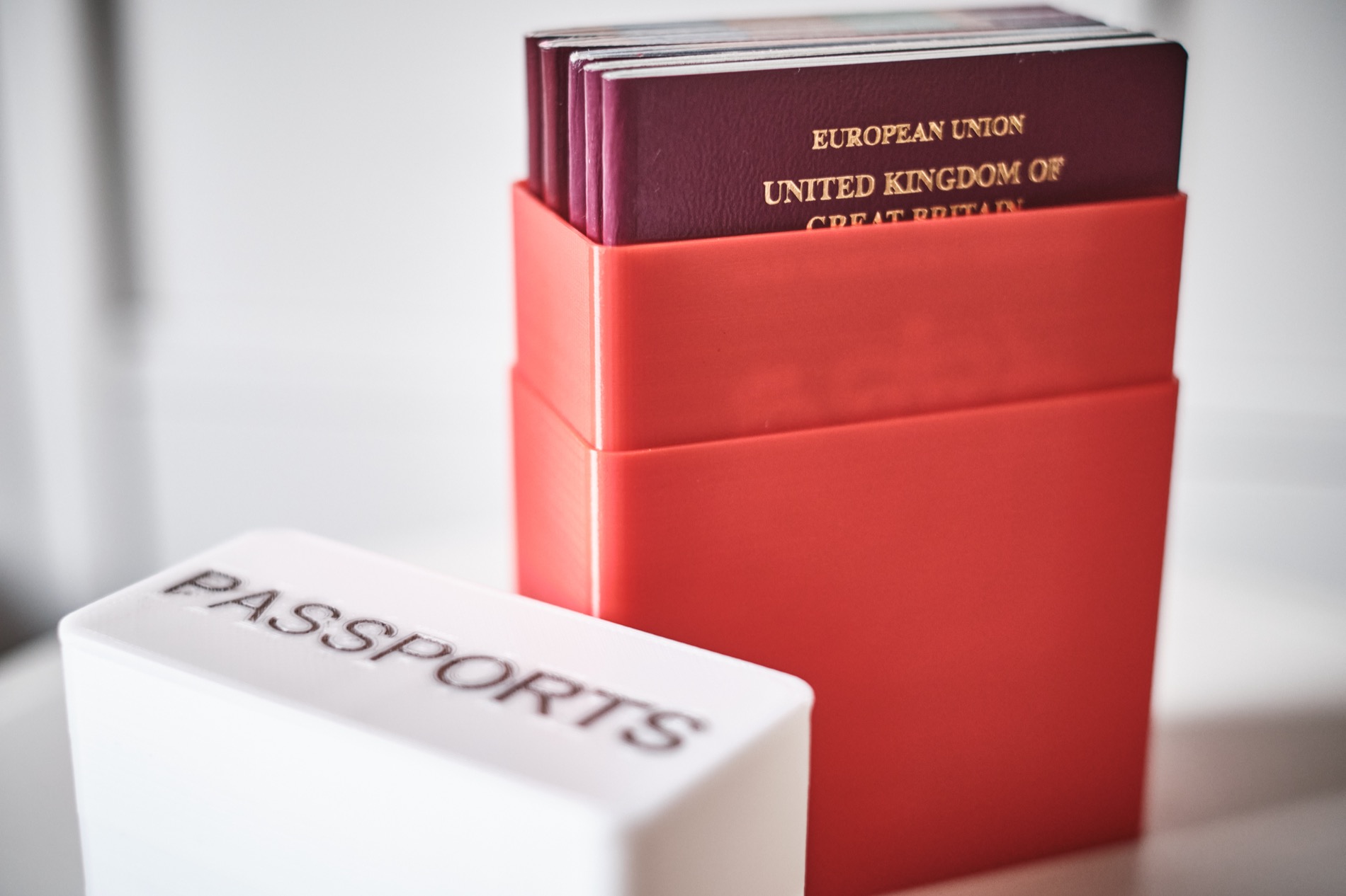 Passport organizer box