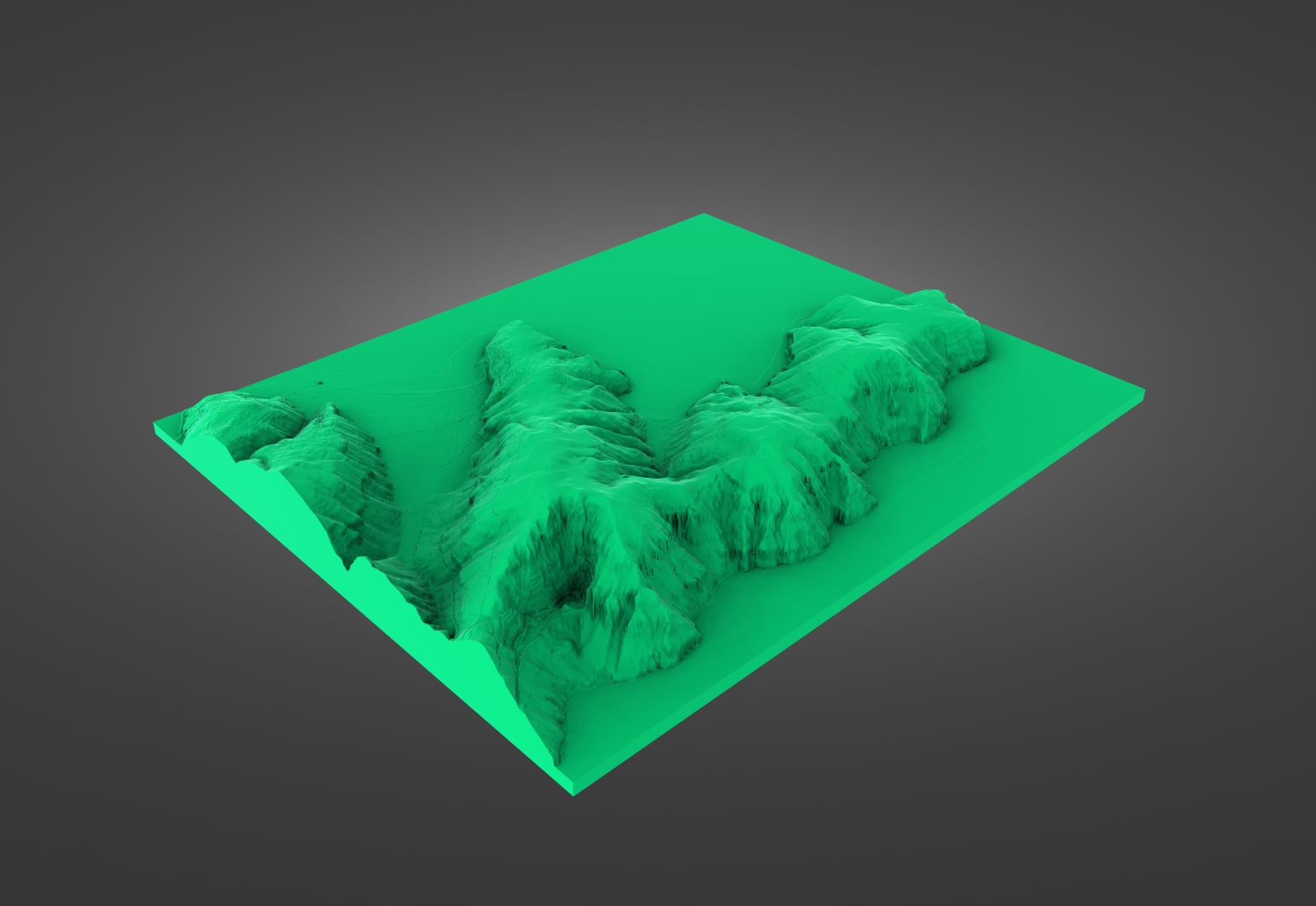 Taylors Mistake elevation model