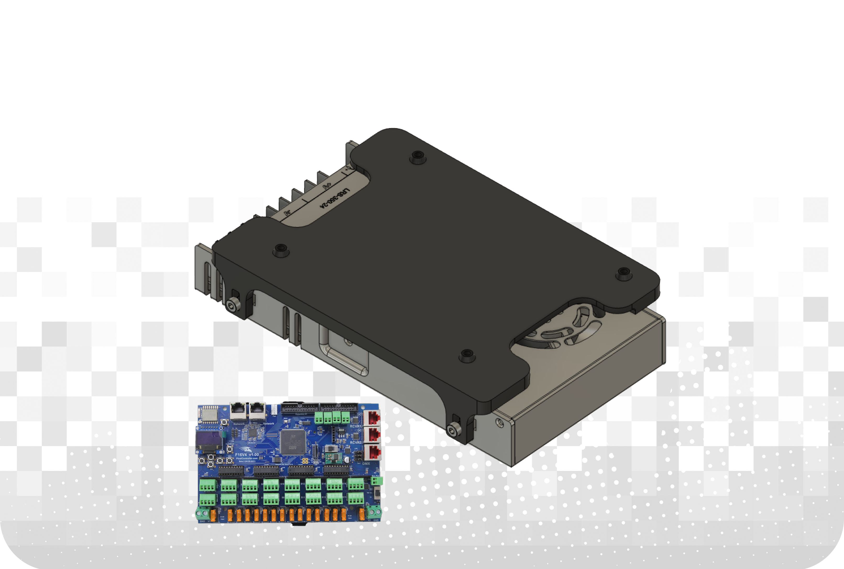 Falcon F16v4 Controller PSU Mount