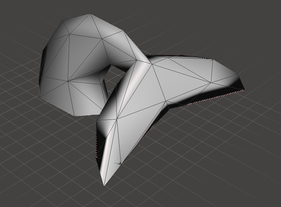 Low Poly Whale Tail