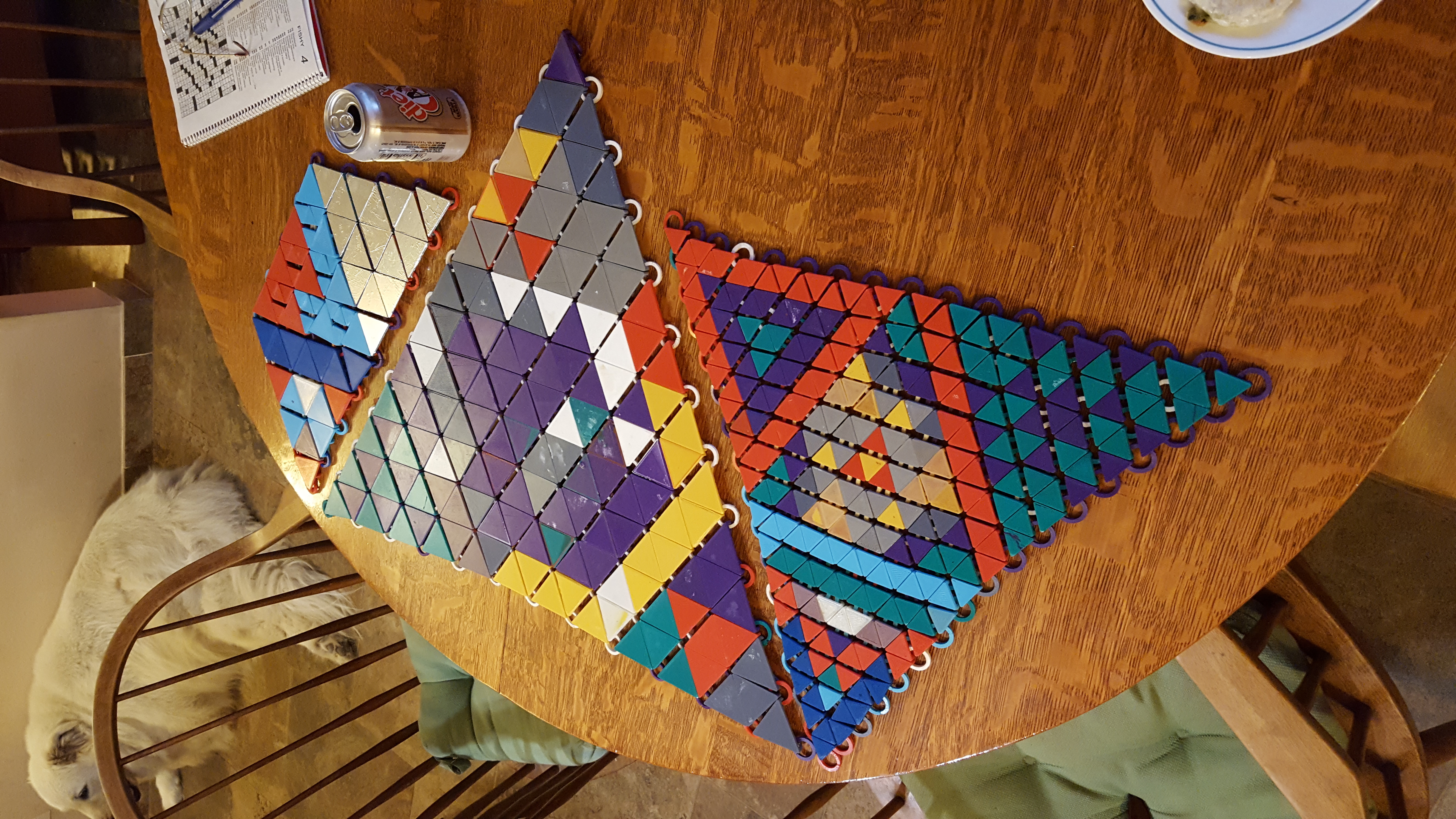 Triangle Chain/"Fabric" Links