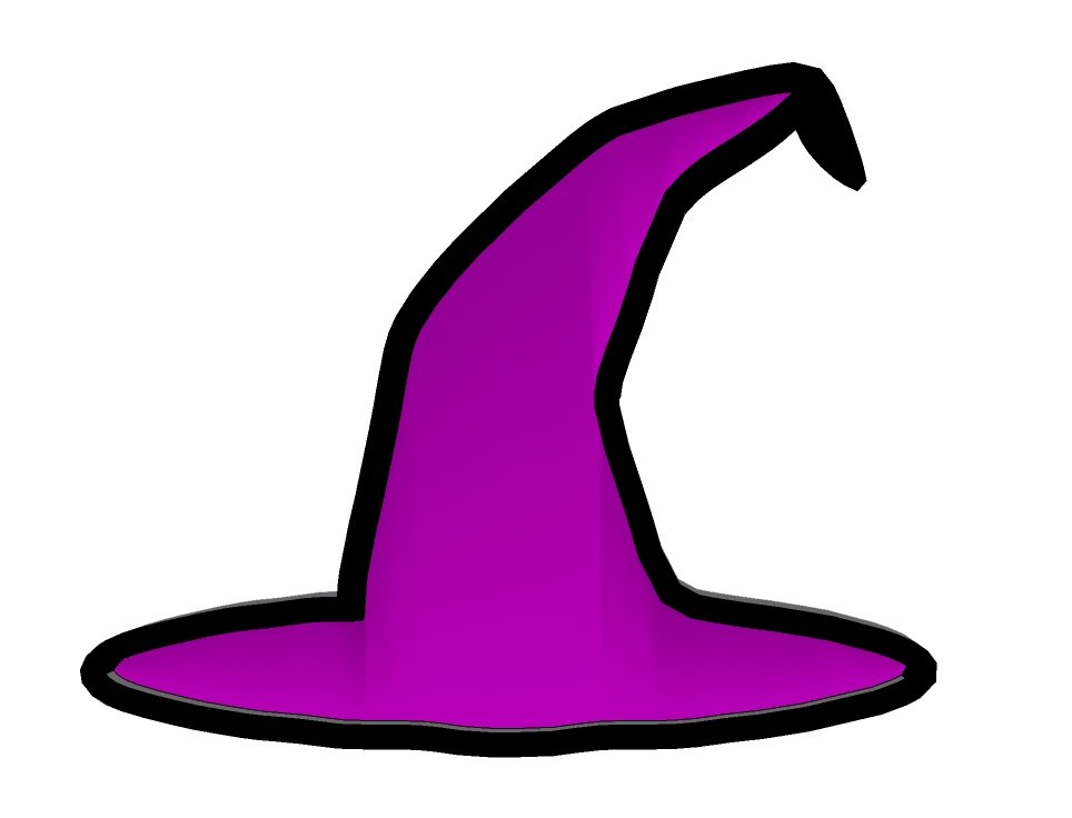 Witch's Hat Refrigerator Magnet - Halloween