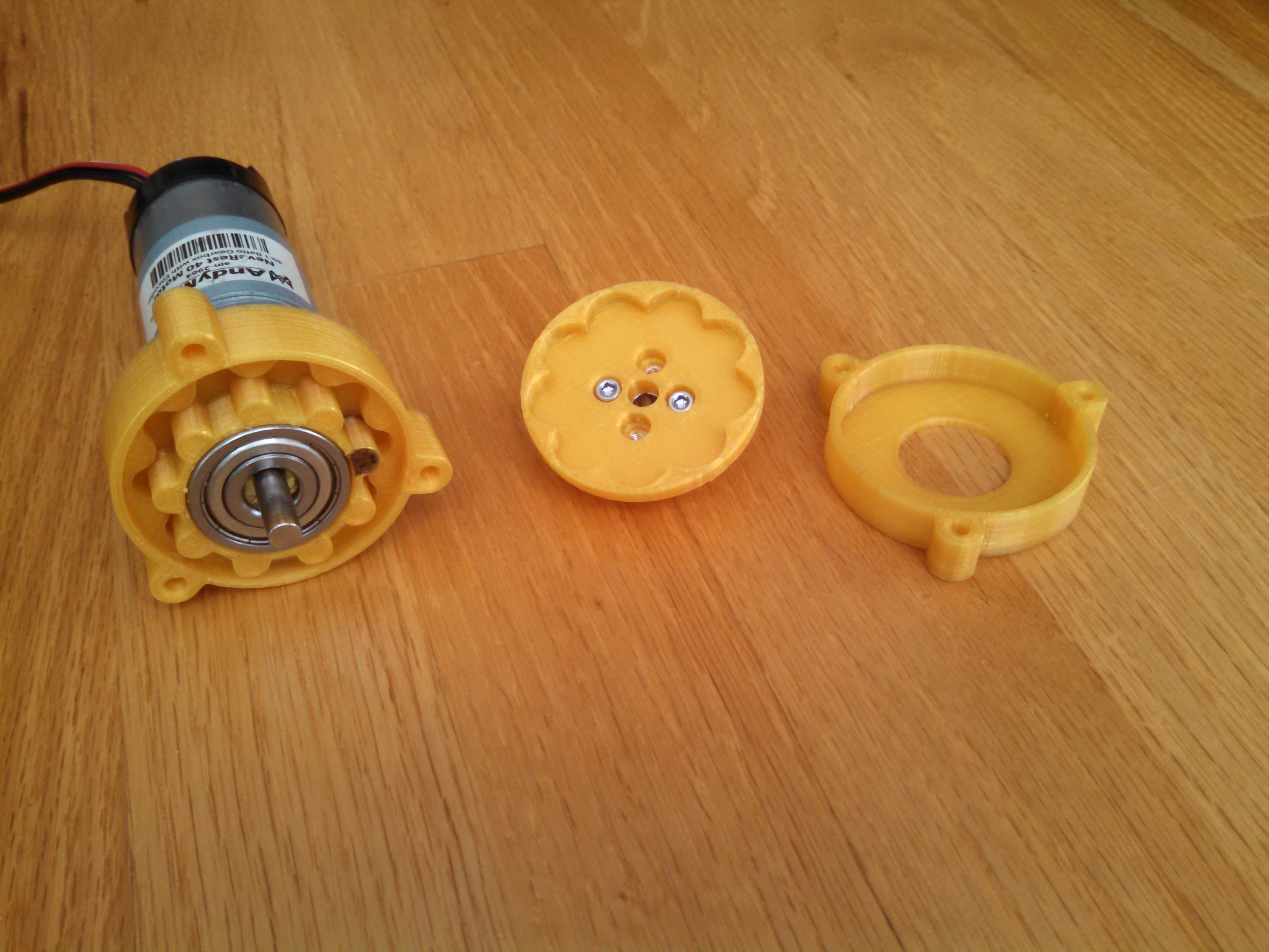 FTC Tetrix / AndyMark Motor 9:1 Gearbox, Hypocycloidal single stage - V4