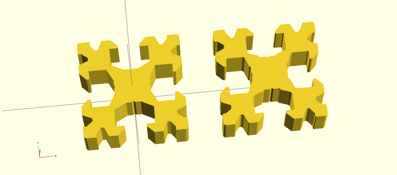 Extrusion profile 15x15 smoothed and easy