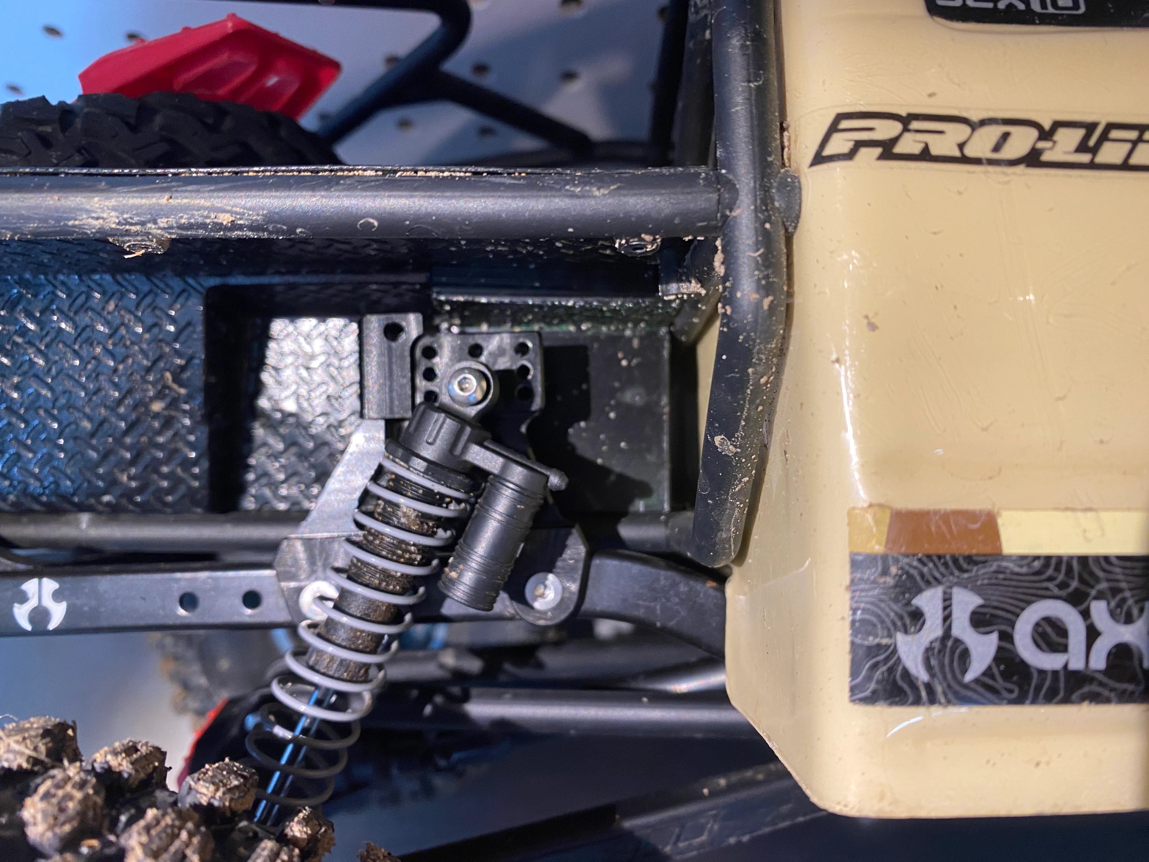 Scx10 Honcho Fuel Cell For Rear Shock Mod