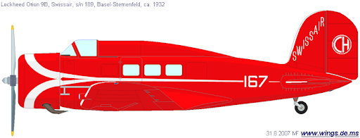 Lockheed L9 Orion 1932 (1/72)