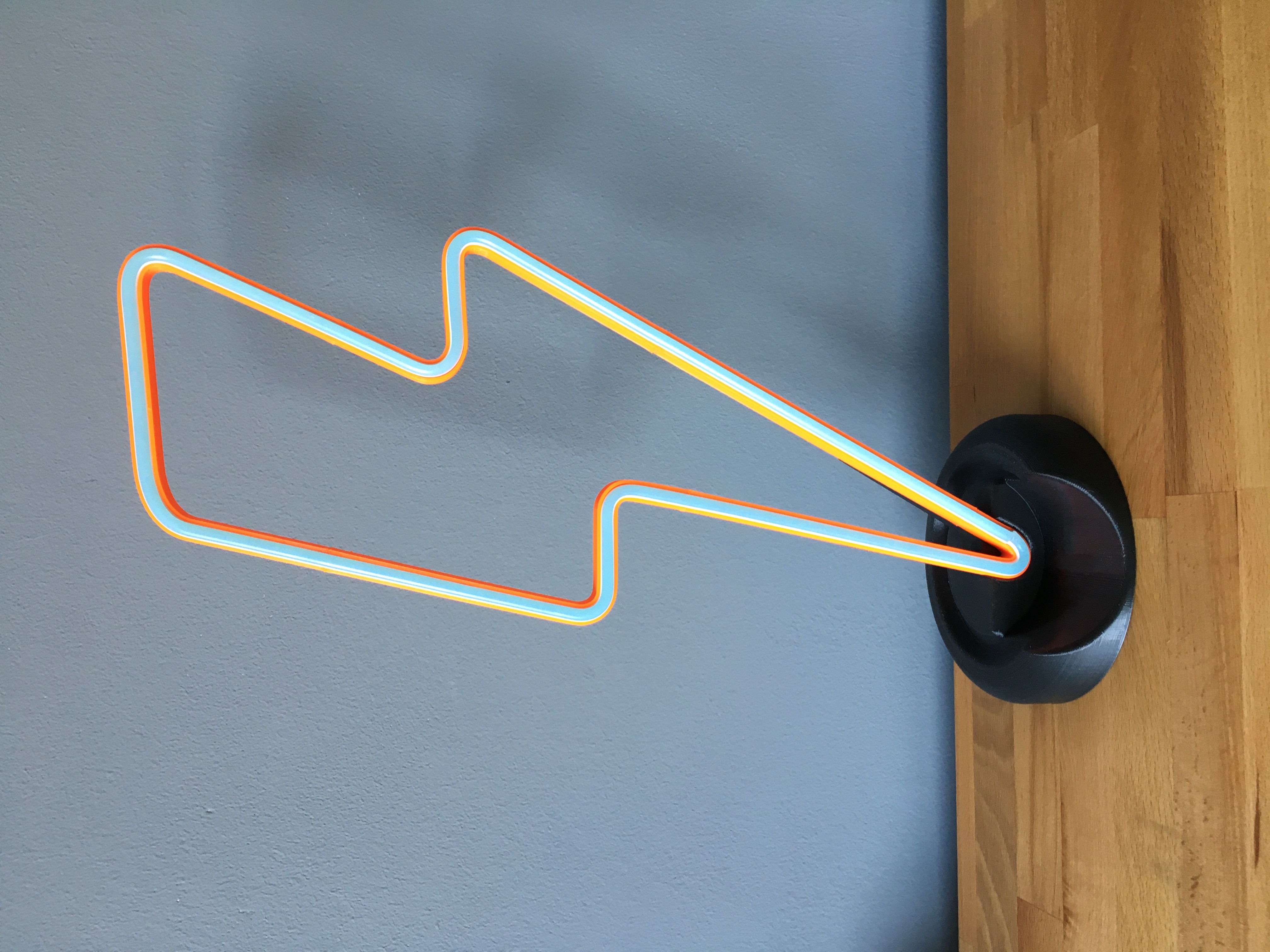 Neon Light Bolt Sign