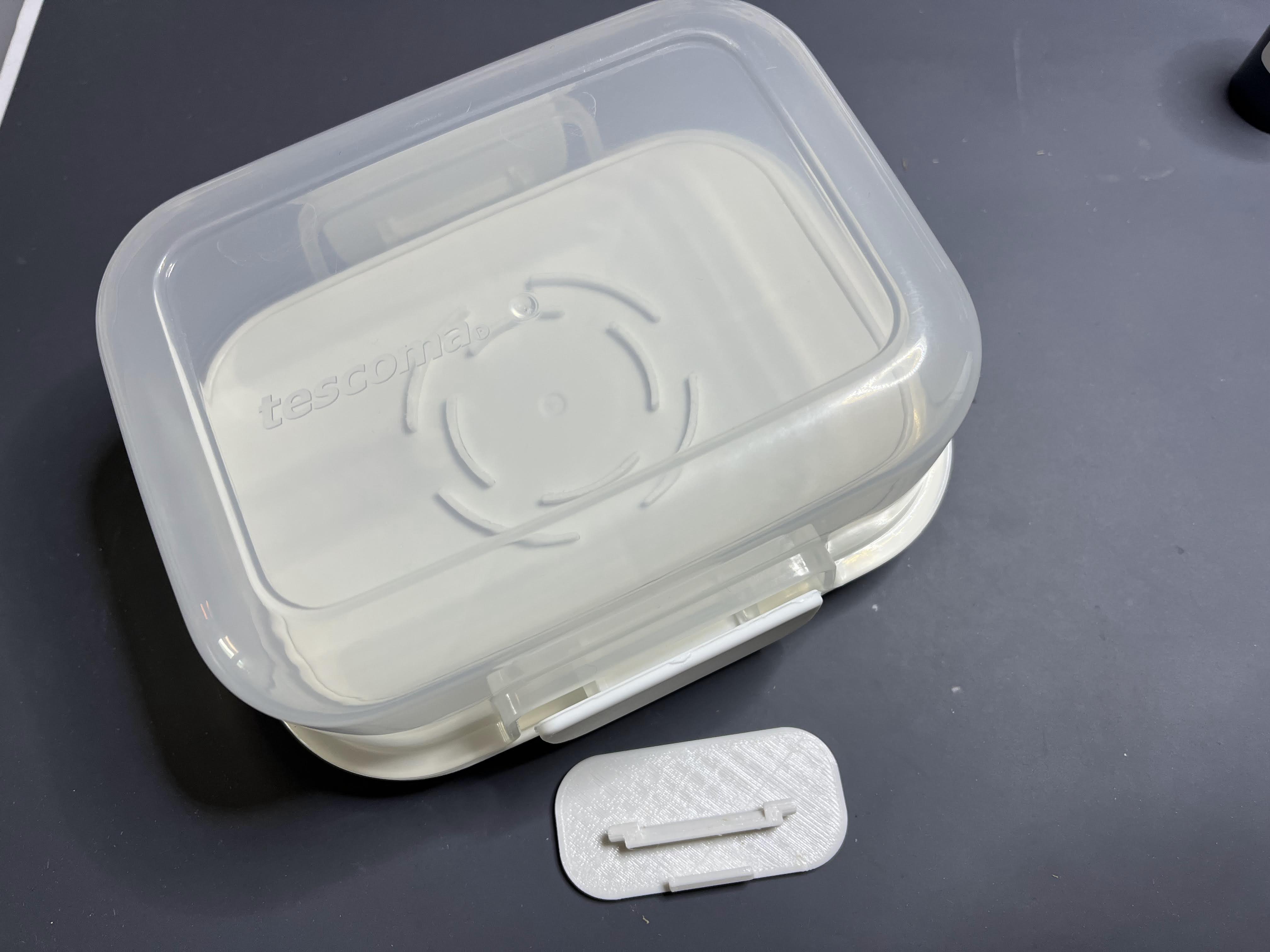 Tescoma 891764 Butterdose, Kunststoff, 1.12 liters, Weiß - Clip