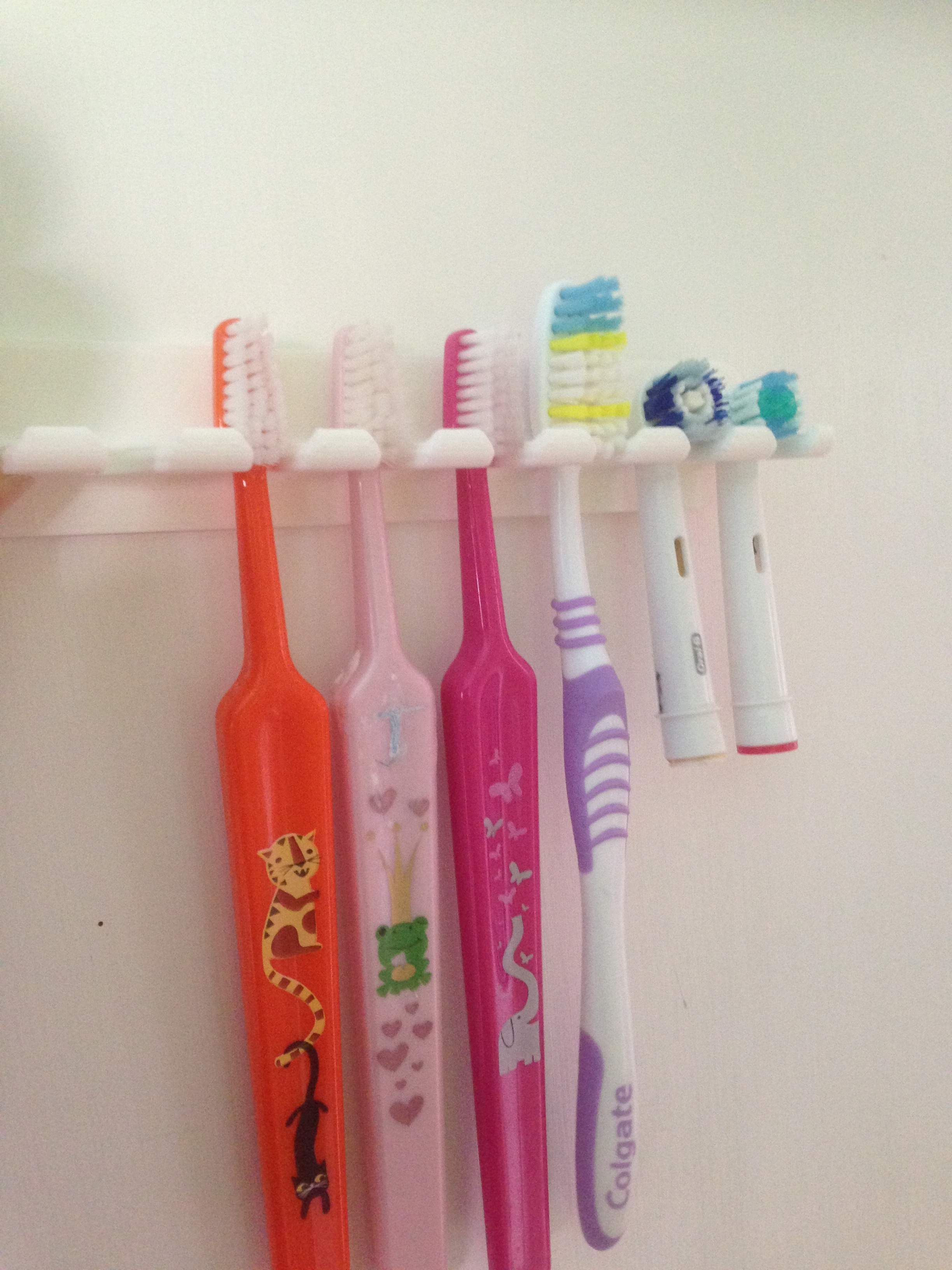 Parametric toothbrush holder