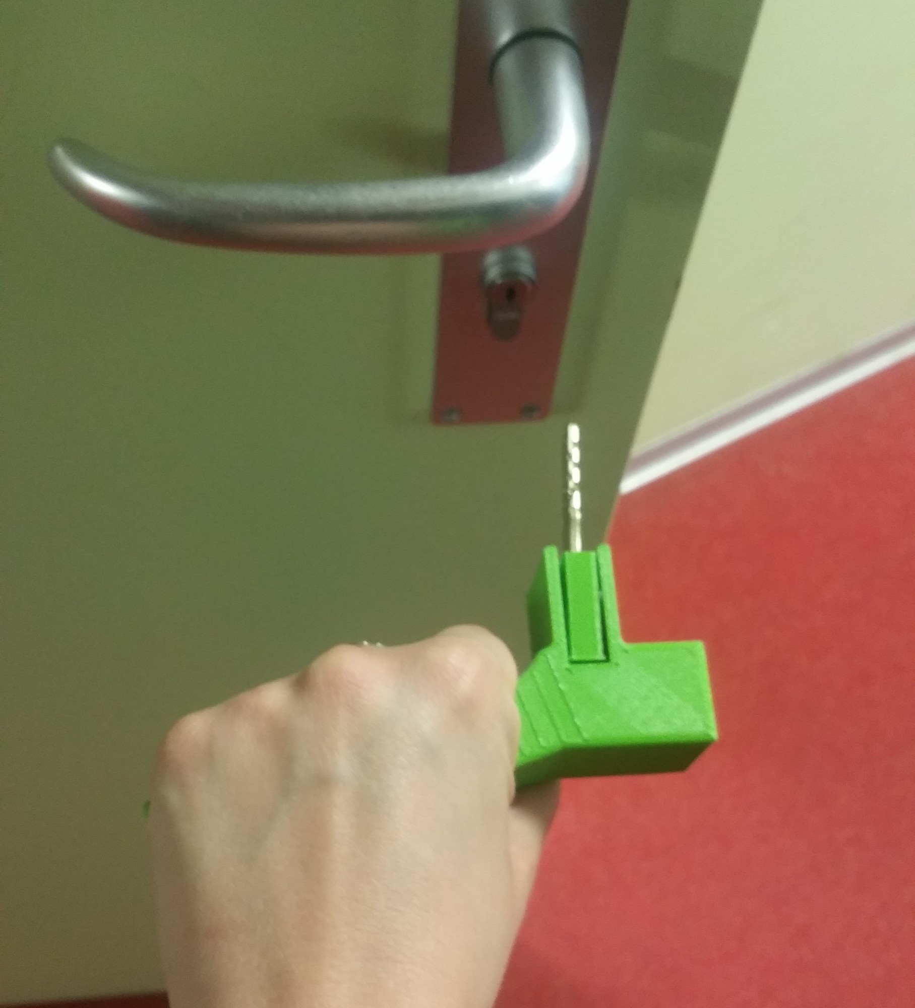 OT student project : adaptable key handle / poignée de clé adaptable