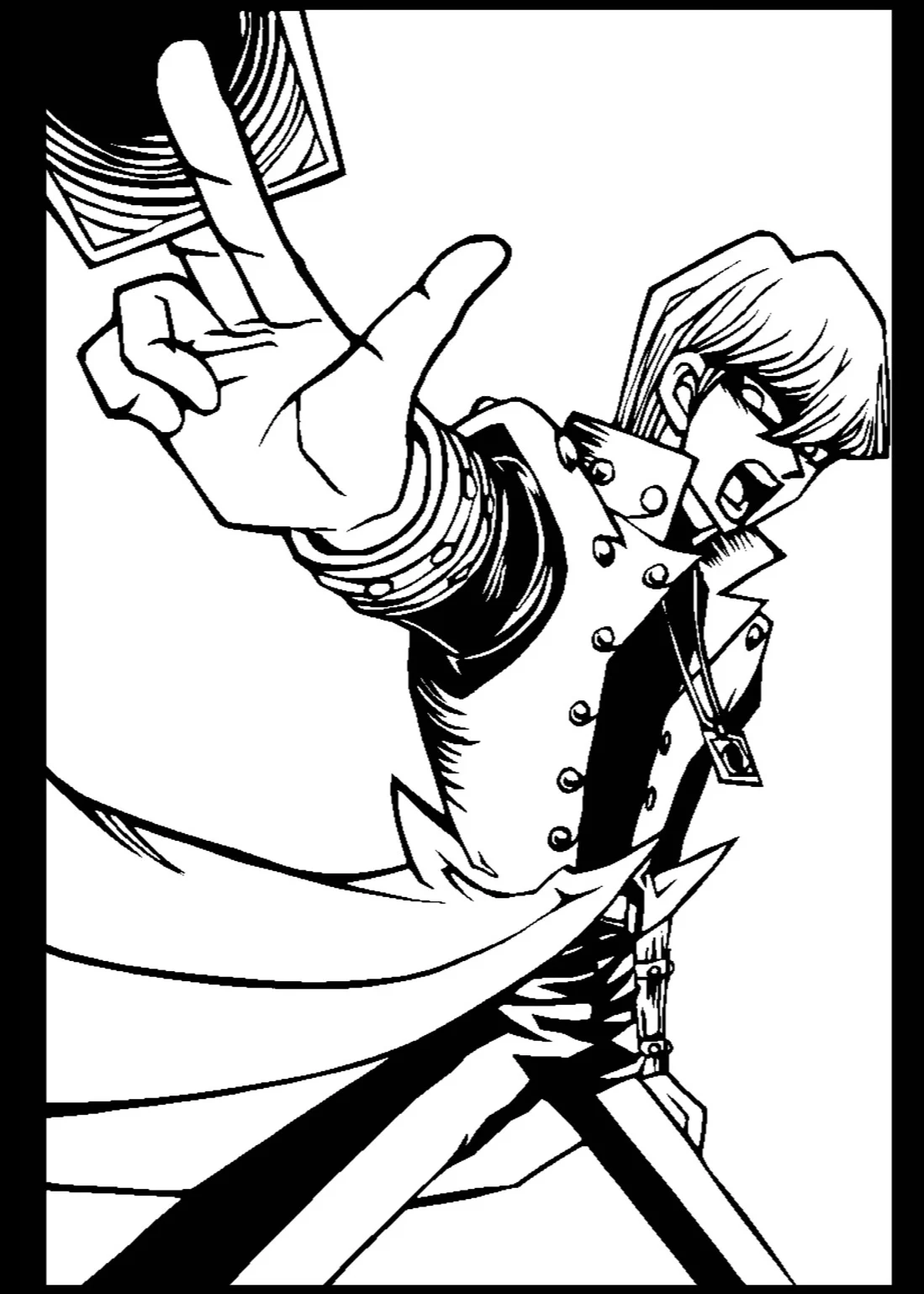 Seto Kaiba stencil