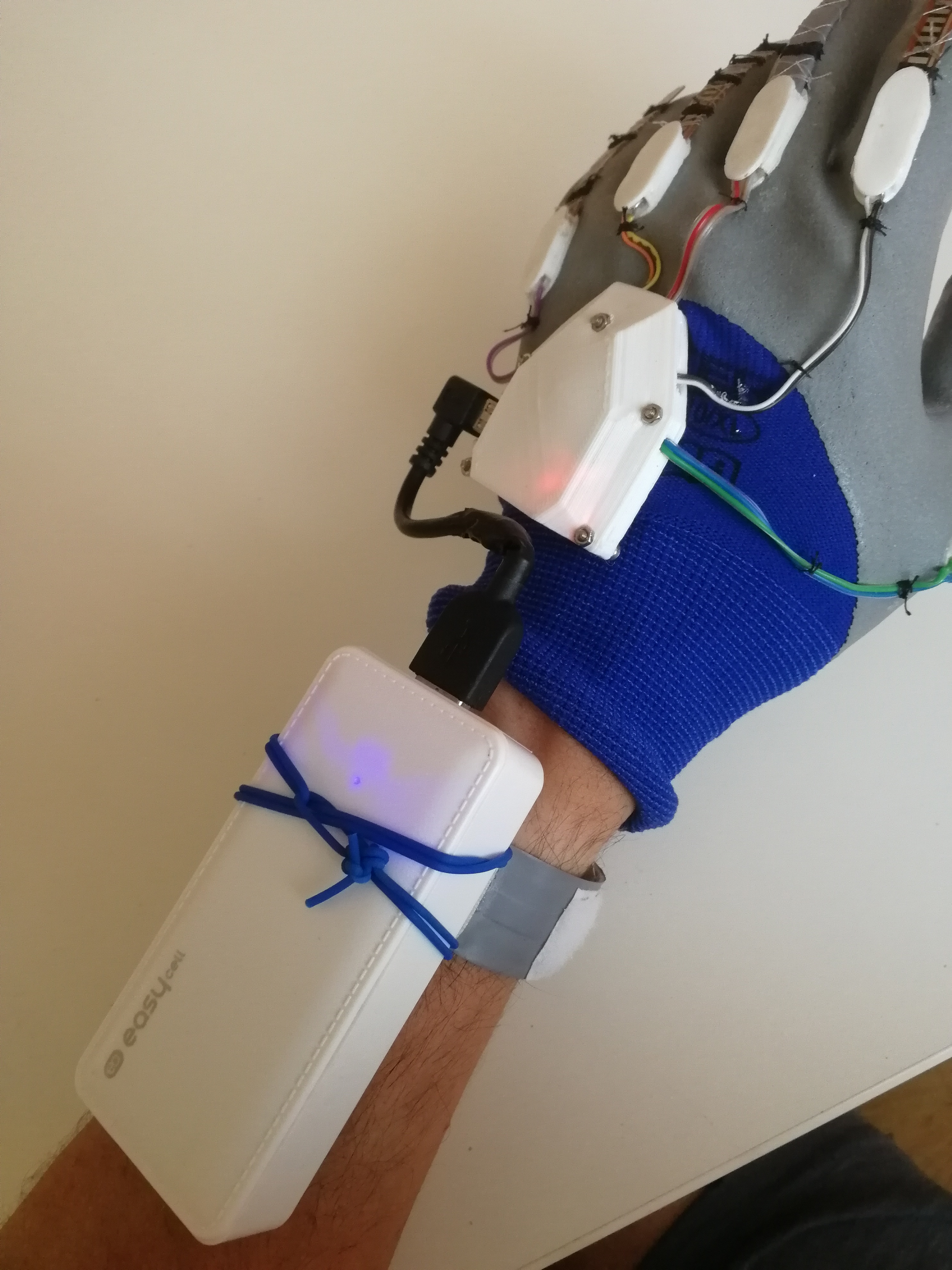 Flex sensor glove