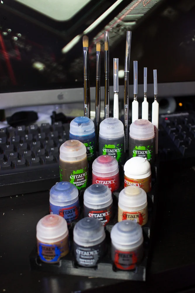Citadel Paint and Brush Holder