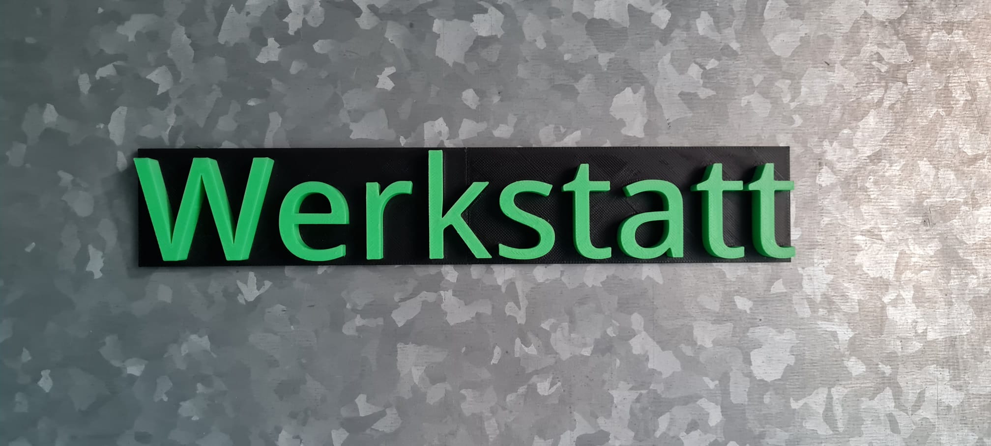 Werkstatt Schild