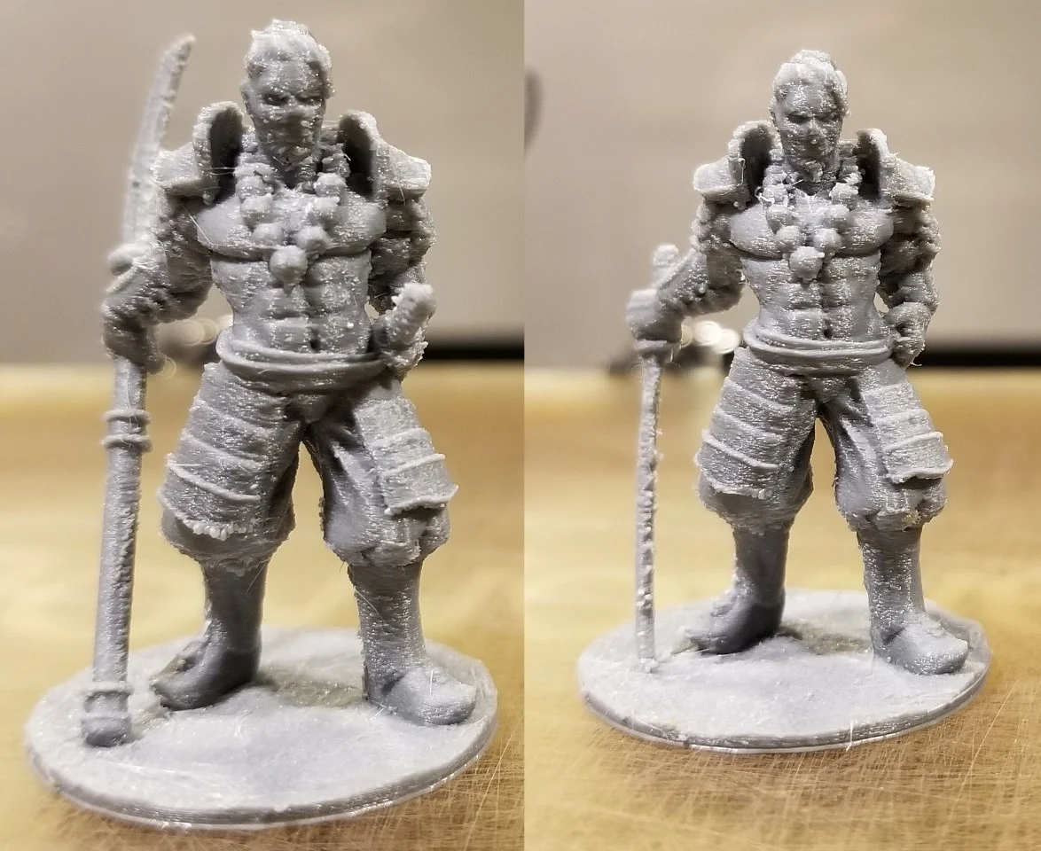 D&D Human Samurai Fighter \ Kensei Monk