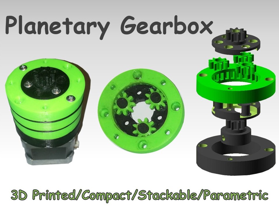 Parametric Planetary Gearbox - Openscad