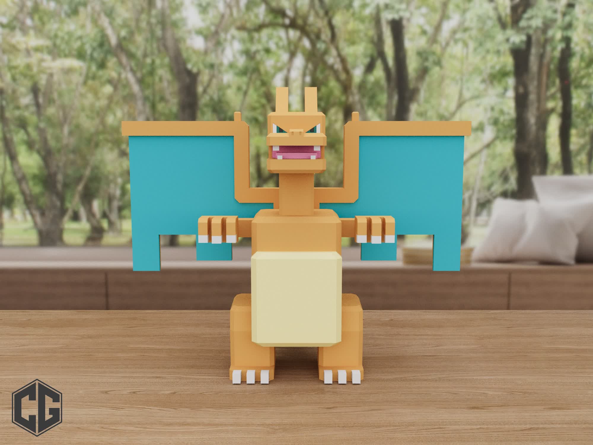 Charizard Pokemon Multipart