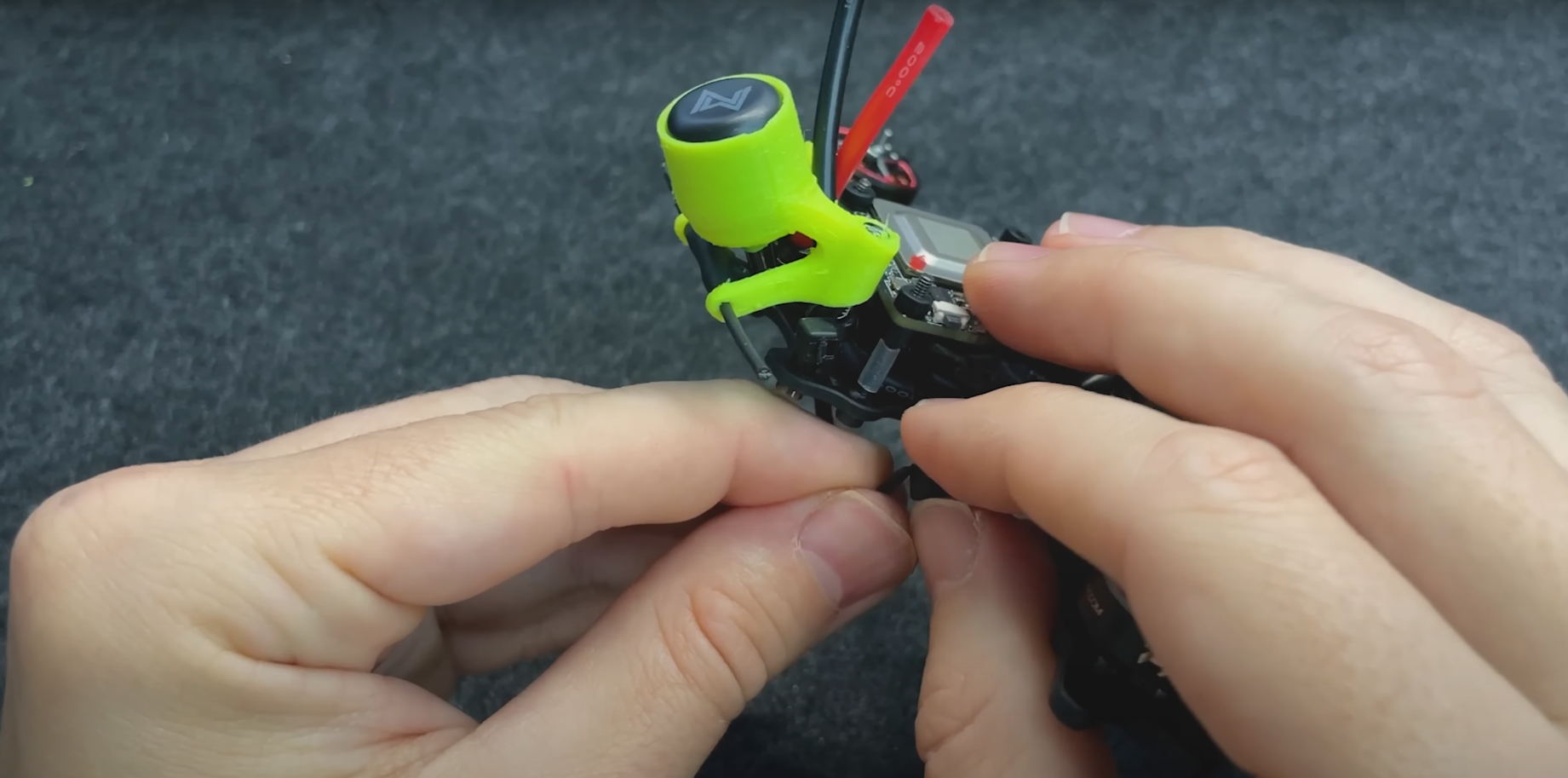 Quadmula Djinn F25  Walksnail antenna mount
