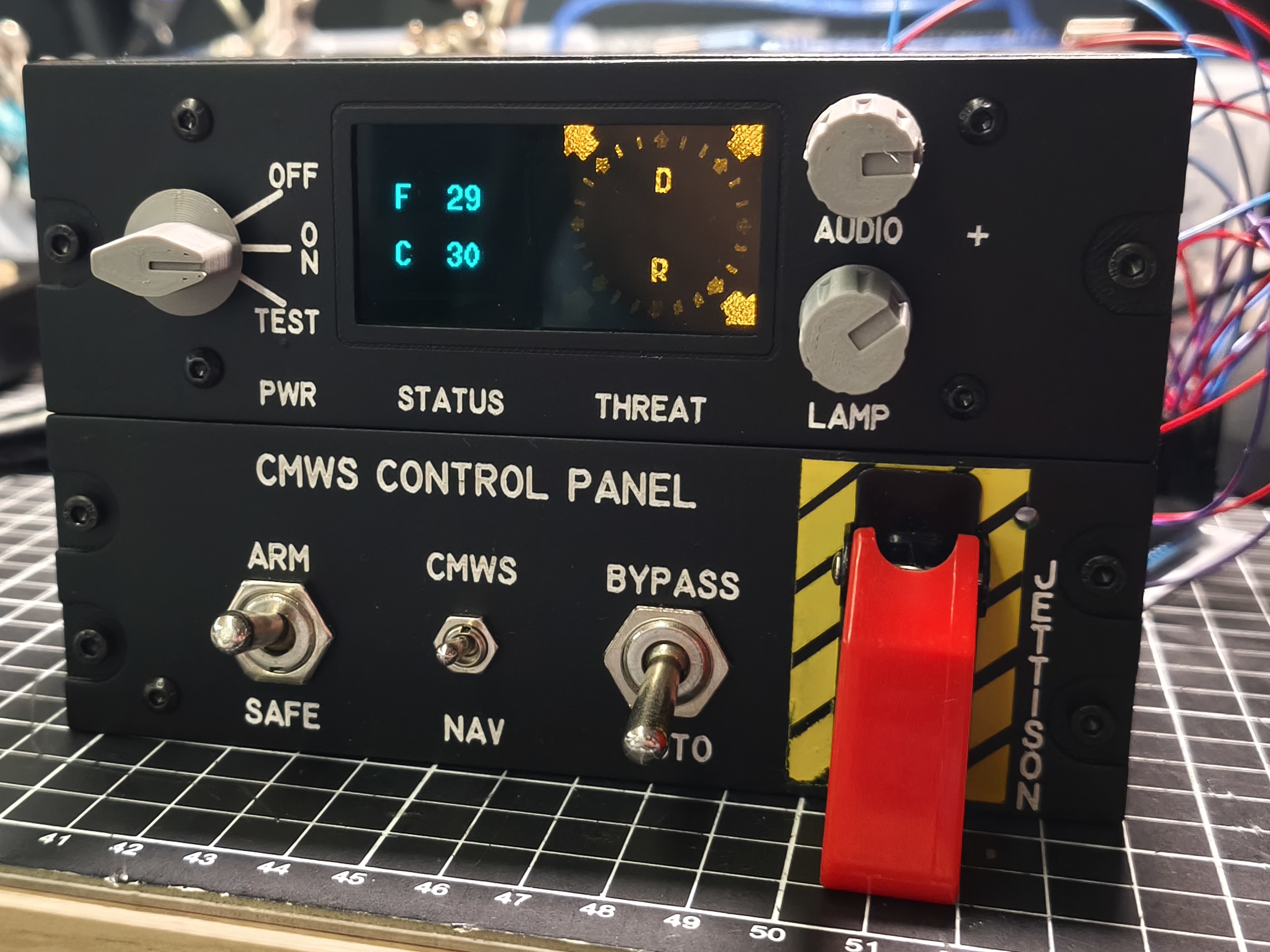 AH-64D-Apache CMWS Control Panel  (for DCS World)