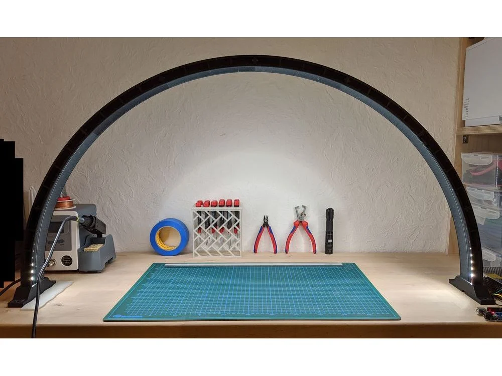 Arc Lamp for LED Stripes, Customizable