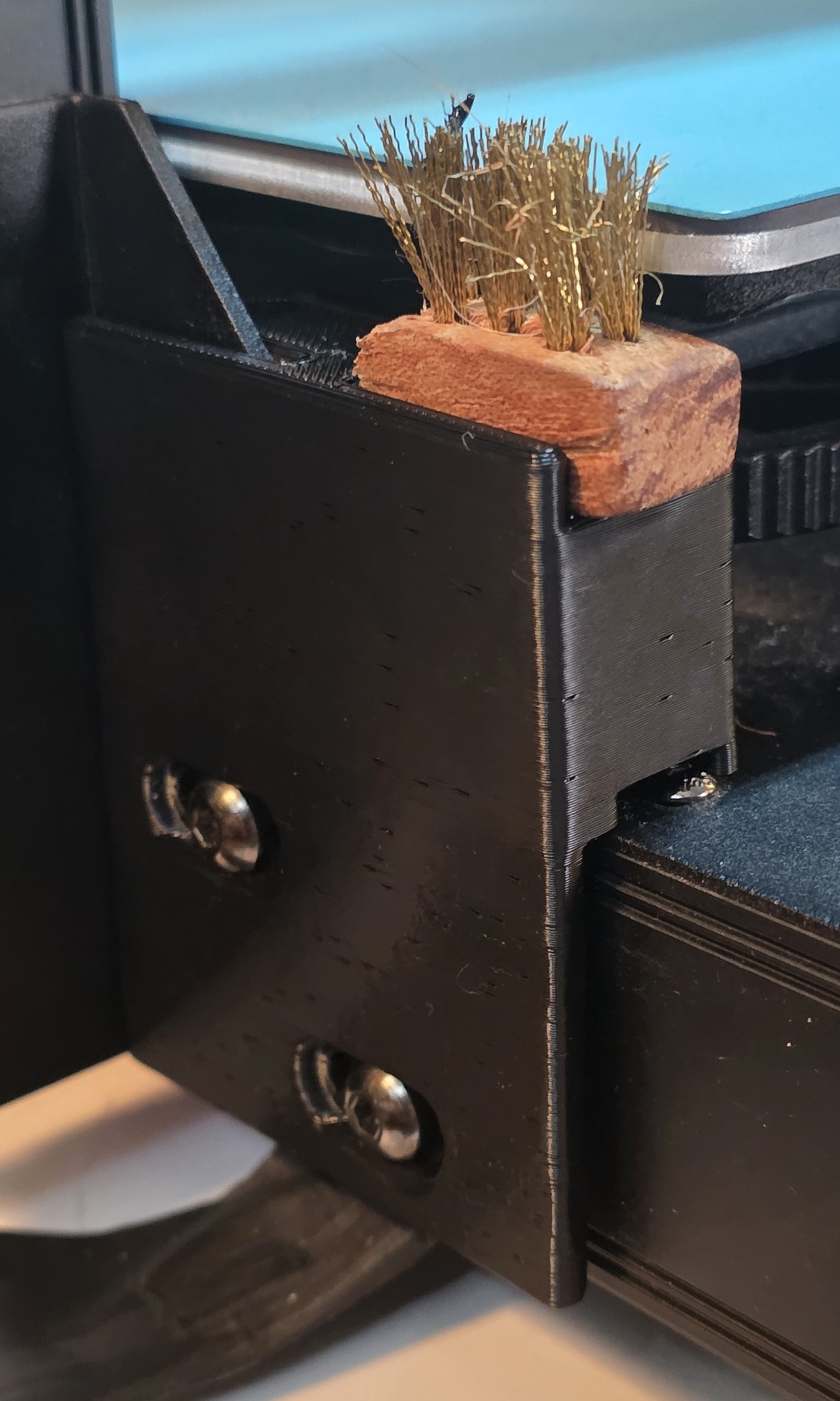 Sovol SV07 Plus Nozzle Brush Mount