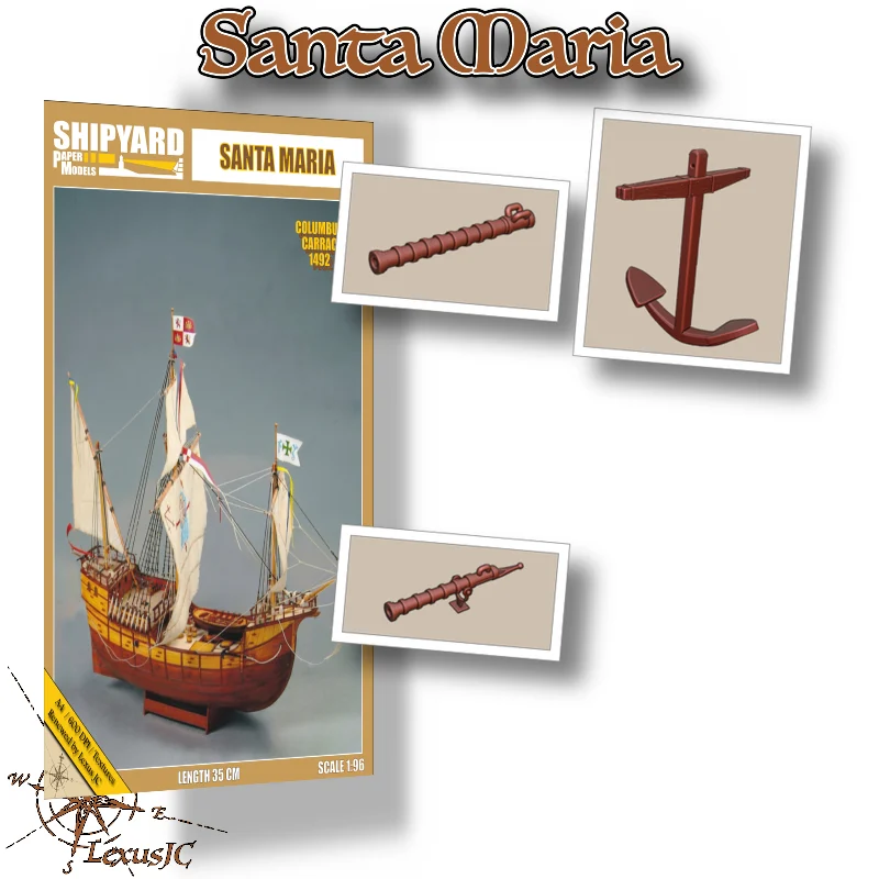 Santa Maria Ship Elements (model-shipyard.com)