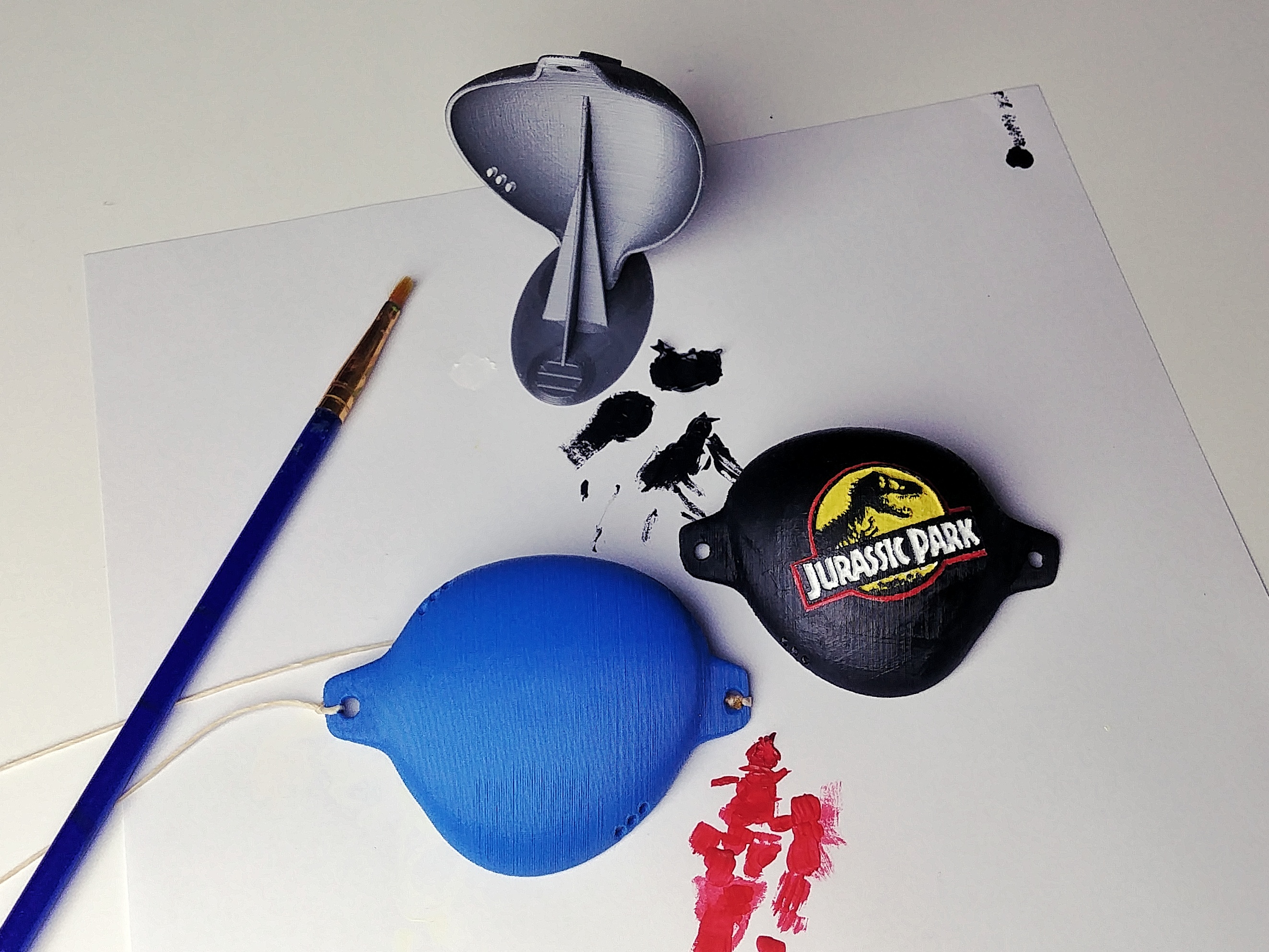 Medical Eye Patch and Jurassic Park eye patch.