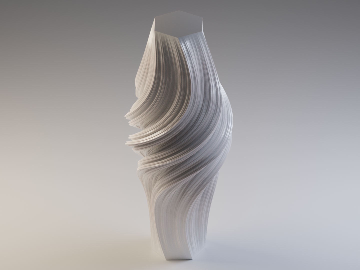 Fractal Flake Vase