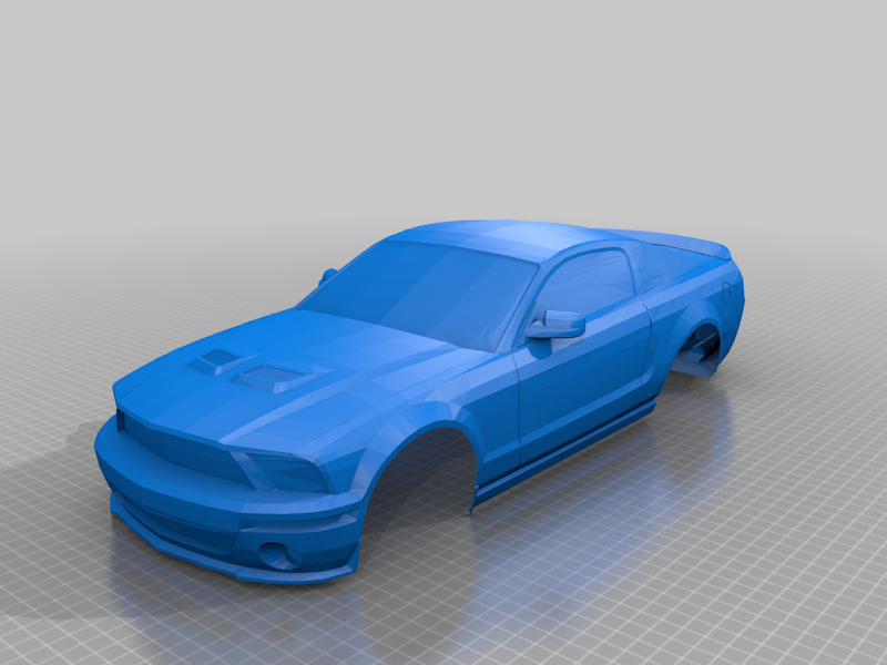 Mustang GT RC Car Body 1/10 Scale